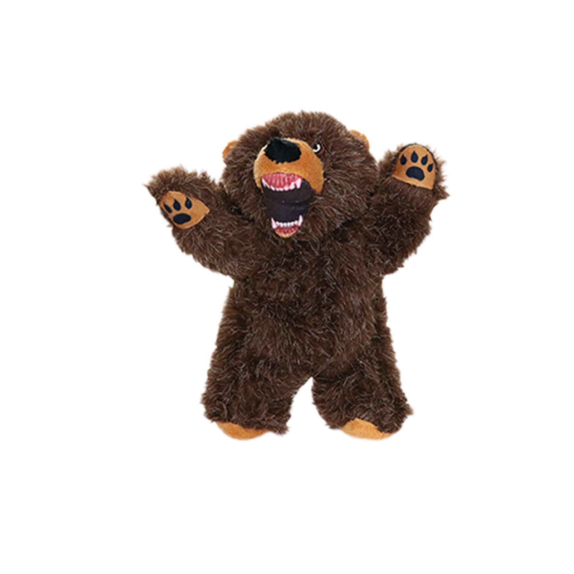 Mighty Dog Toys MIGHTY JR Angry Animals Bear Toy in Brown | PetSmart