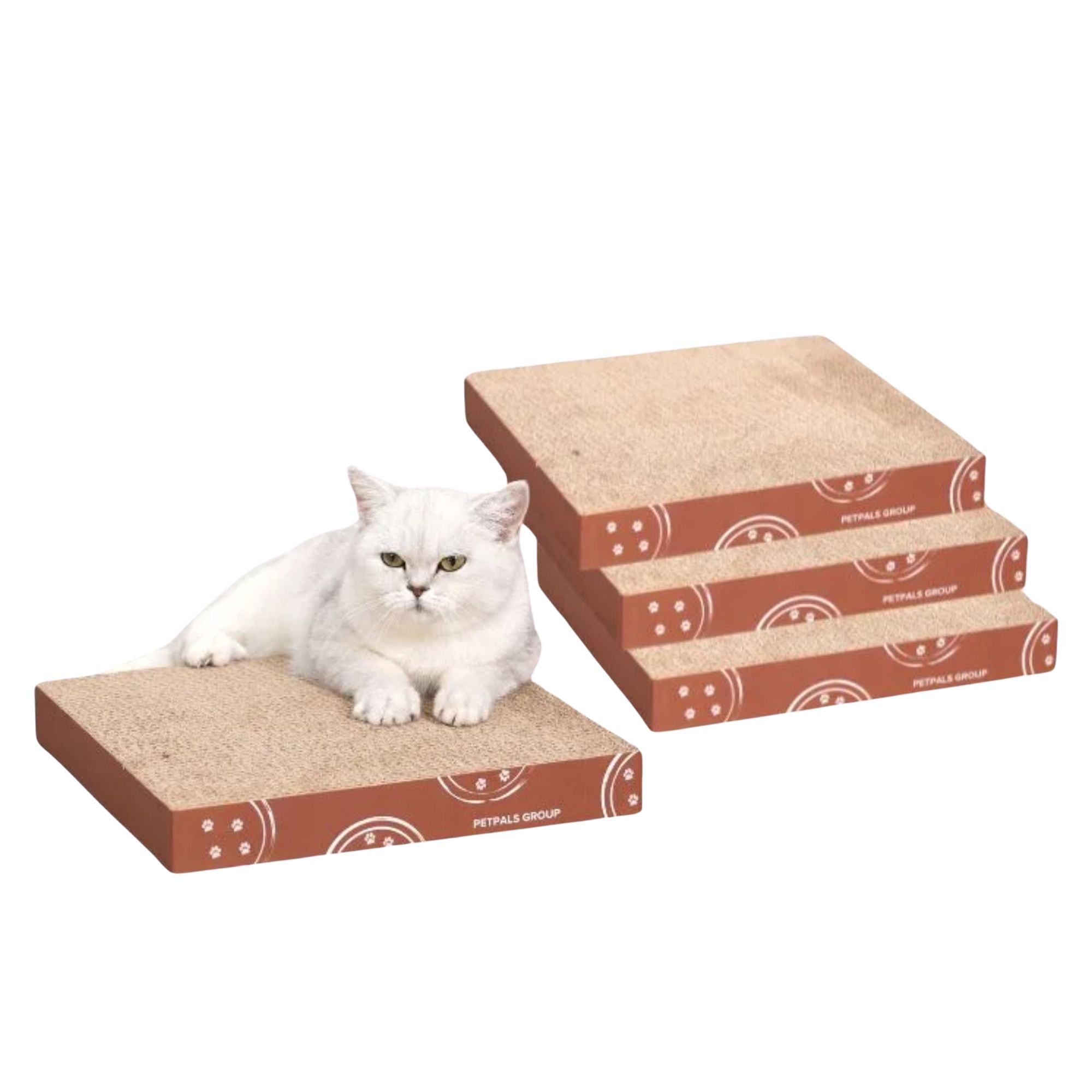 PetPals Cardboard Cat Scratcher 4 Count | PetSmart