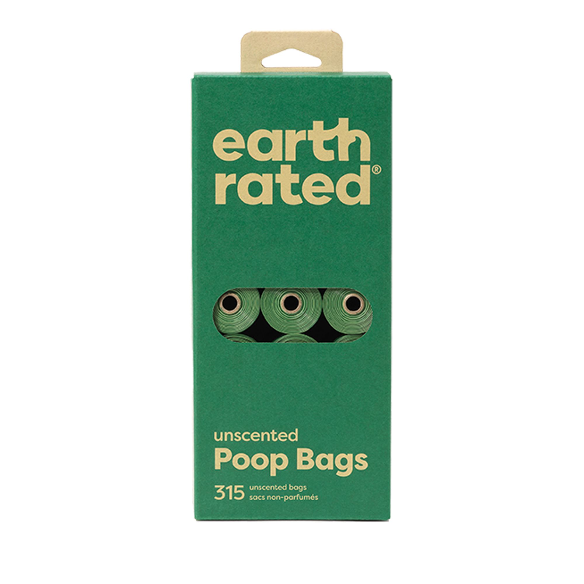 Earth Rated Dog Poop Bags, Unscented, 315 Count