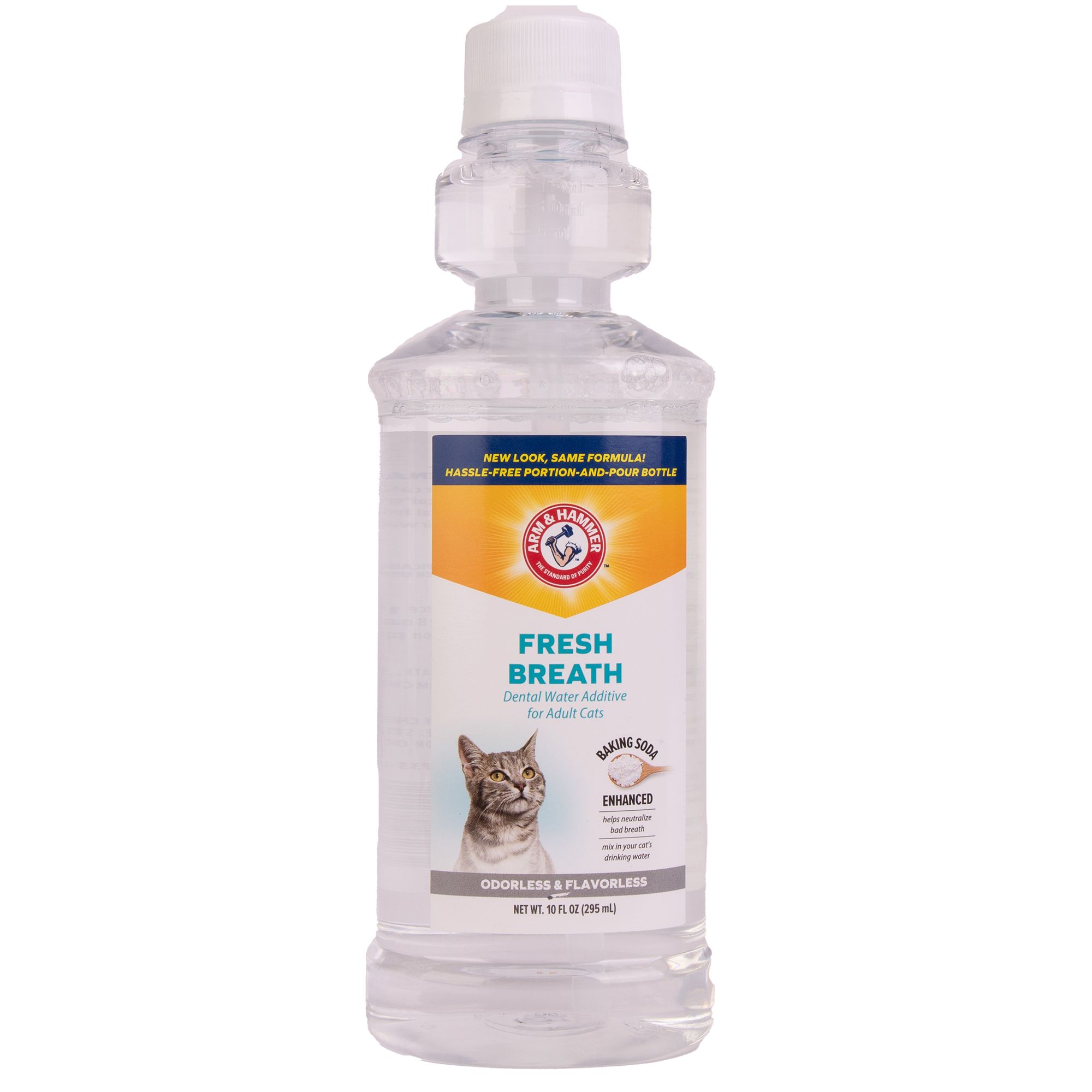 Arm & Hammer Cat Fresh Breath Dental Water Additive, Tartar Control, 10 oz (10 Oz)
