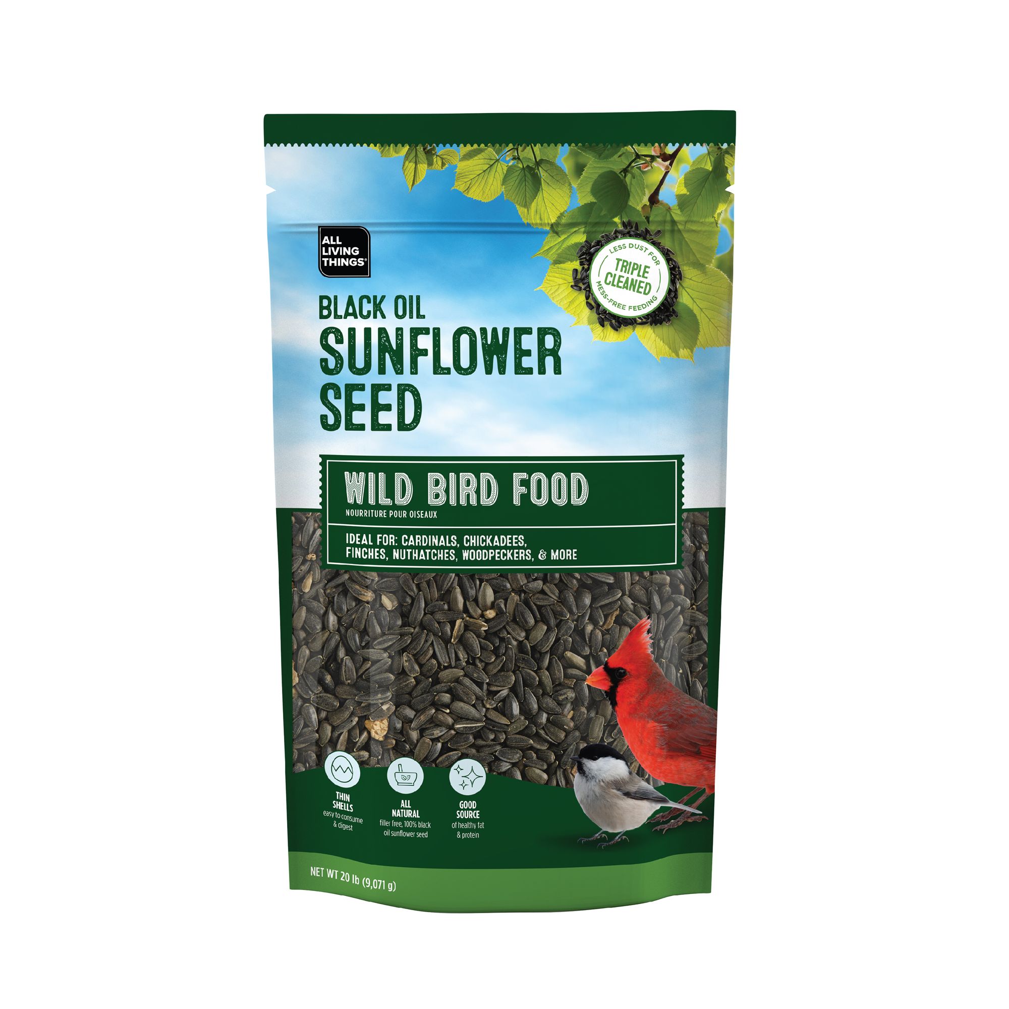 All Living Things® Black Oil Sunflower Seeds (10 Lb)