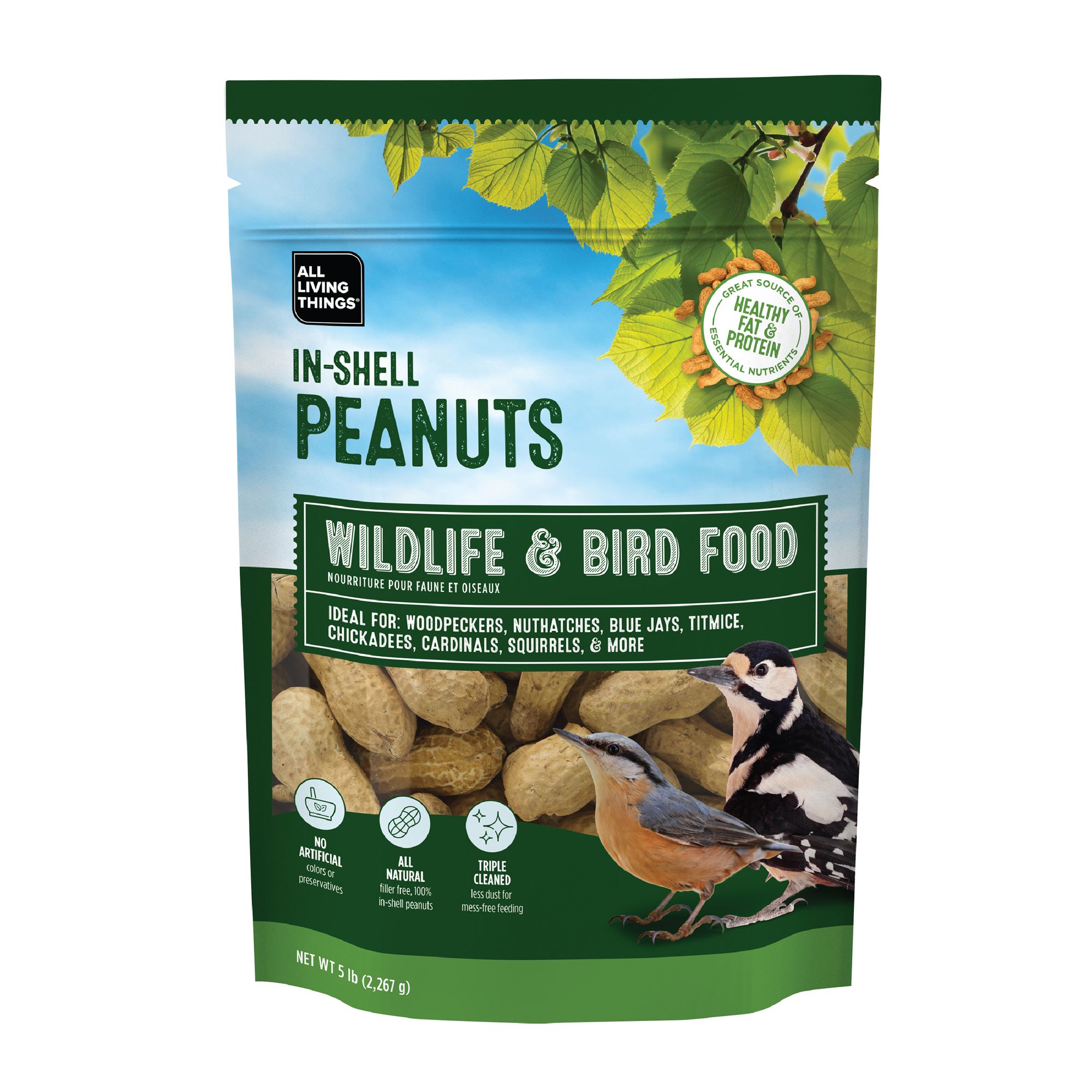 All Living Things® In-Shell Peanuts (5 Lb)