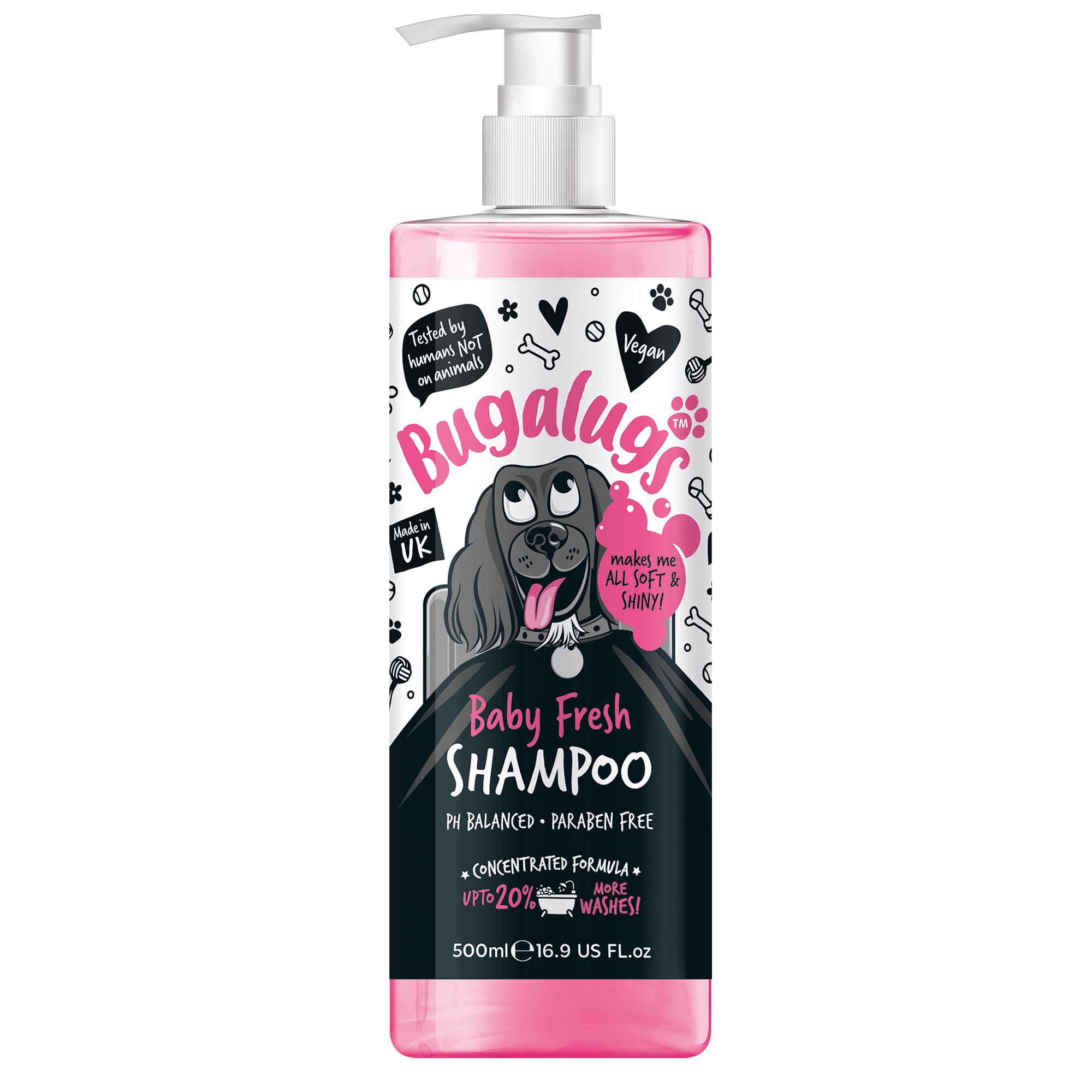 Bugalugs Dog Shampoo - Baby Fresh 16.9 oz (16.9 Fl Oz)