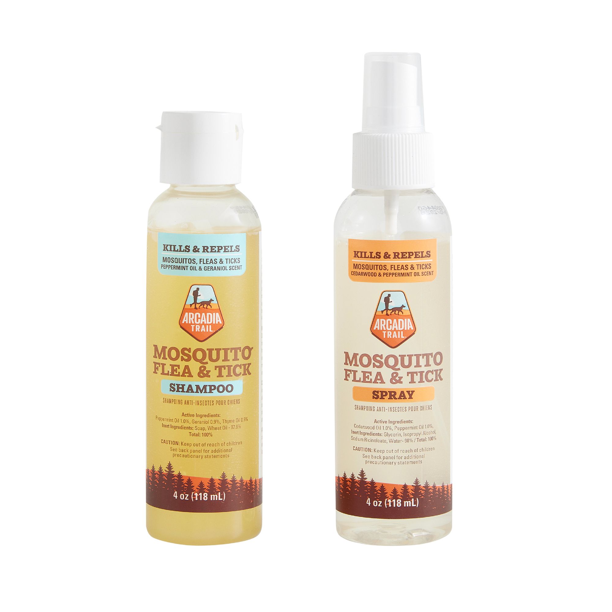 Arcadia Trail Mosquito, Flea and Tick Shampoo Spray, Size: 4 oz | PetSmart