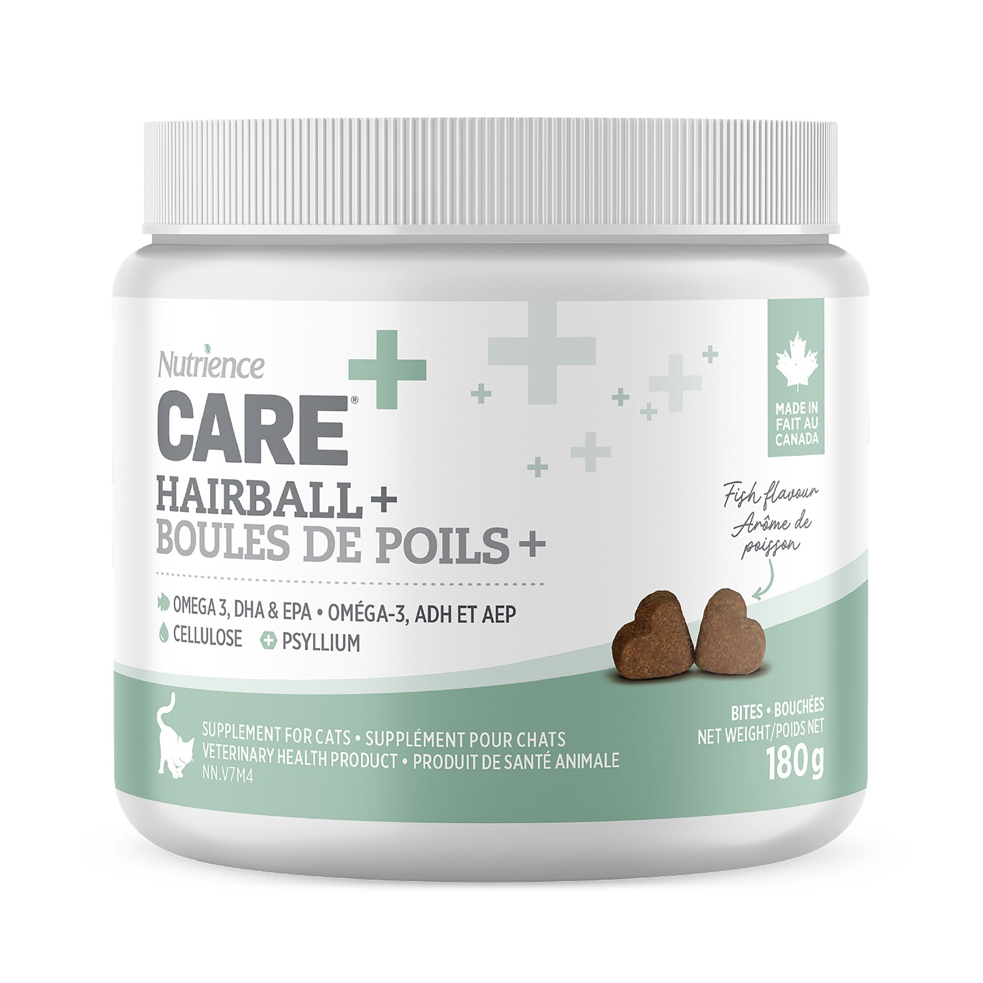 Nutrience Care® Hairball+ Supplement Bites for Cats - Fish, 180 g (180 g)