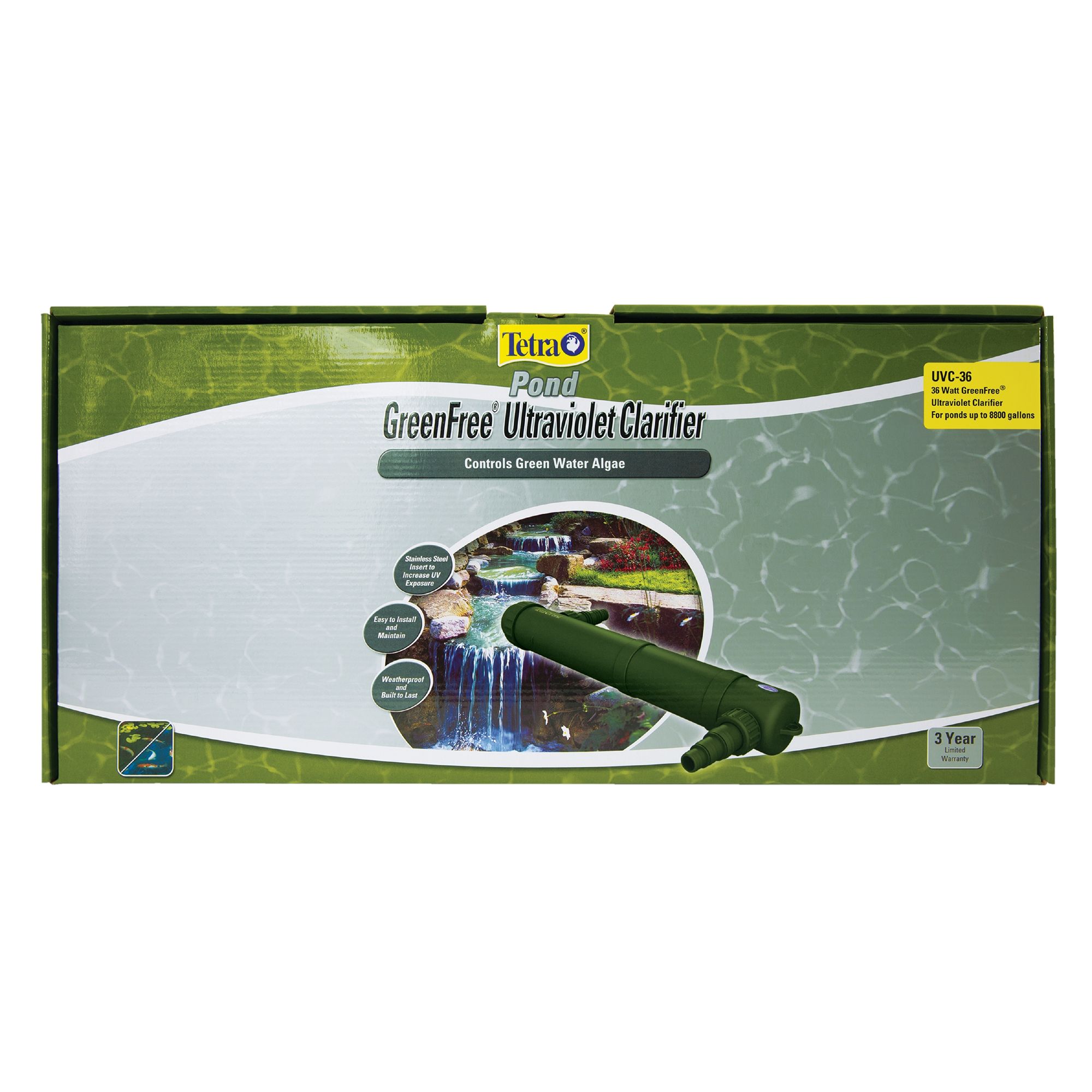 TetraPond GreenFree UV Clarifier, Size: Up to 8800 Gallons | PetSmart