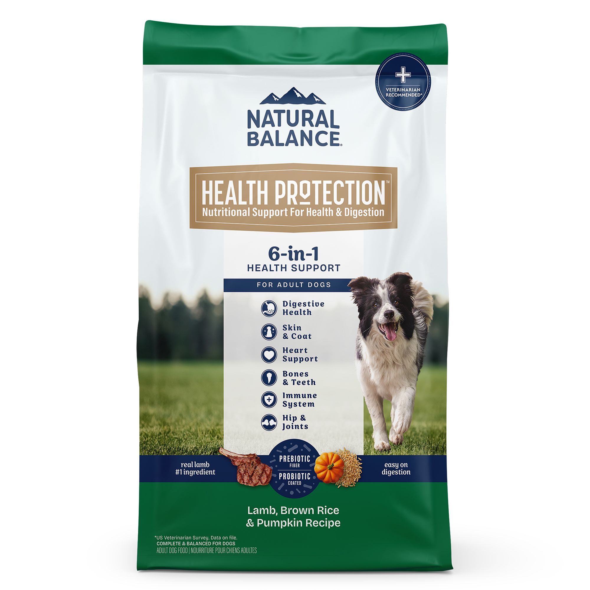Natural Balance Health Protection Adult Dog Dry Food - Lamb, Brown Rice and Pumpkin, Size: 24 lb | PetSmart