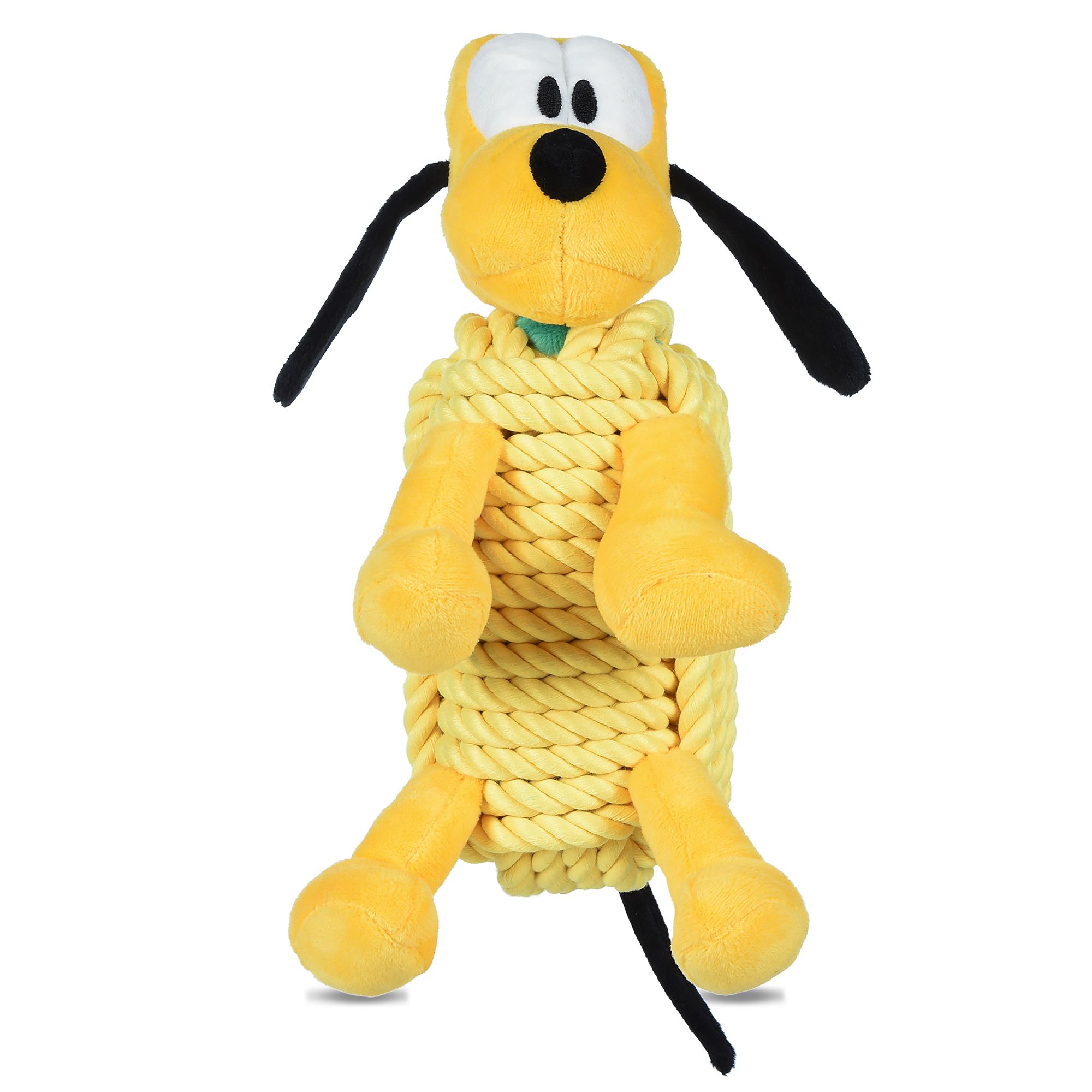 Licensed Brand Pluto Squeaker Rope Plush Dog Toy, Size: Medium/Large | PetSmart
