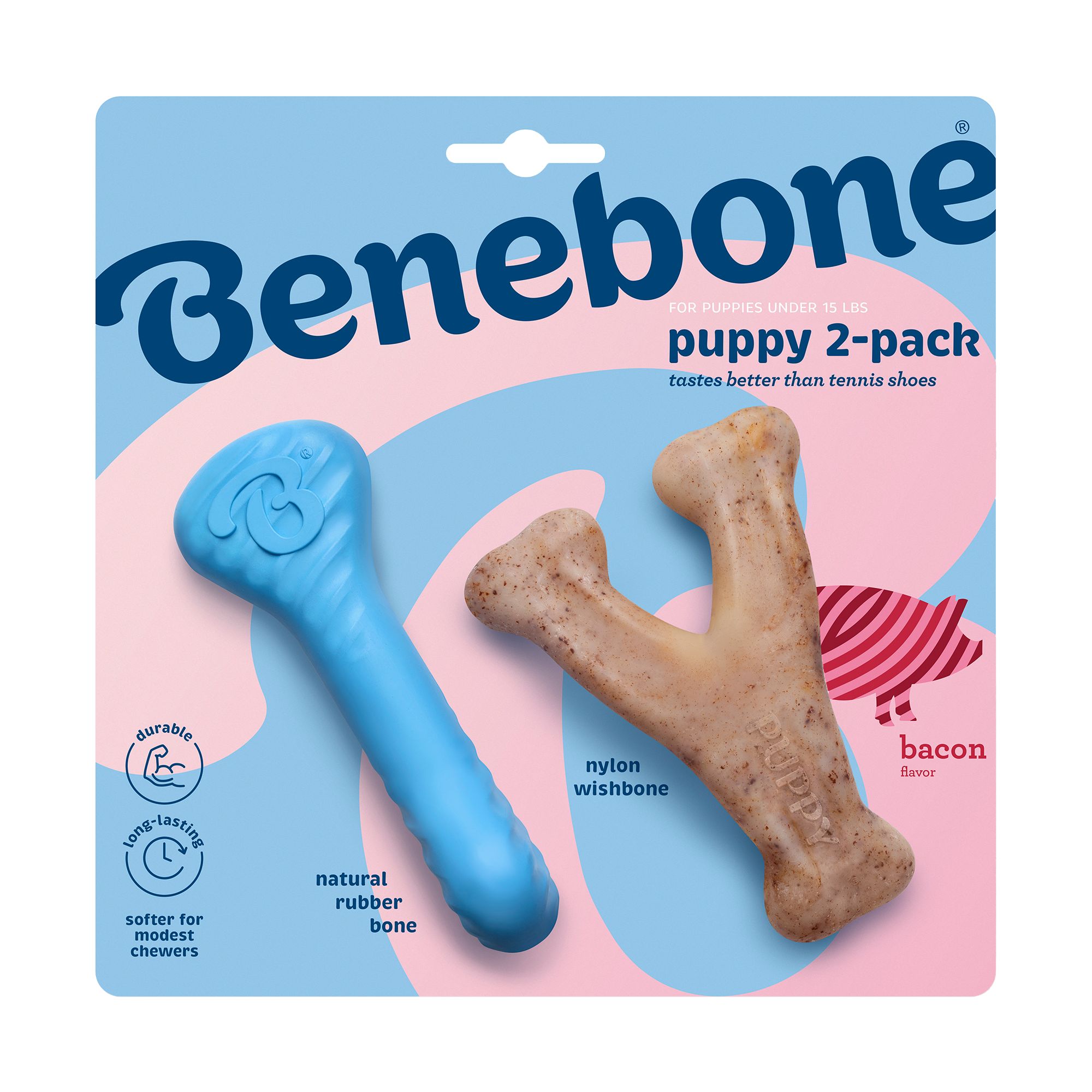 Benebone Puppy 2-Pack, Size: Small | PetSmart