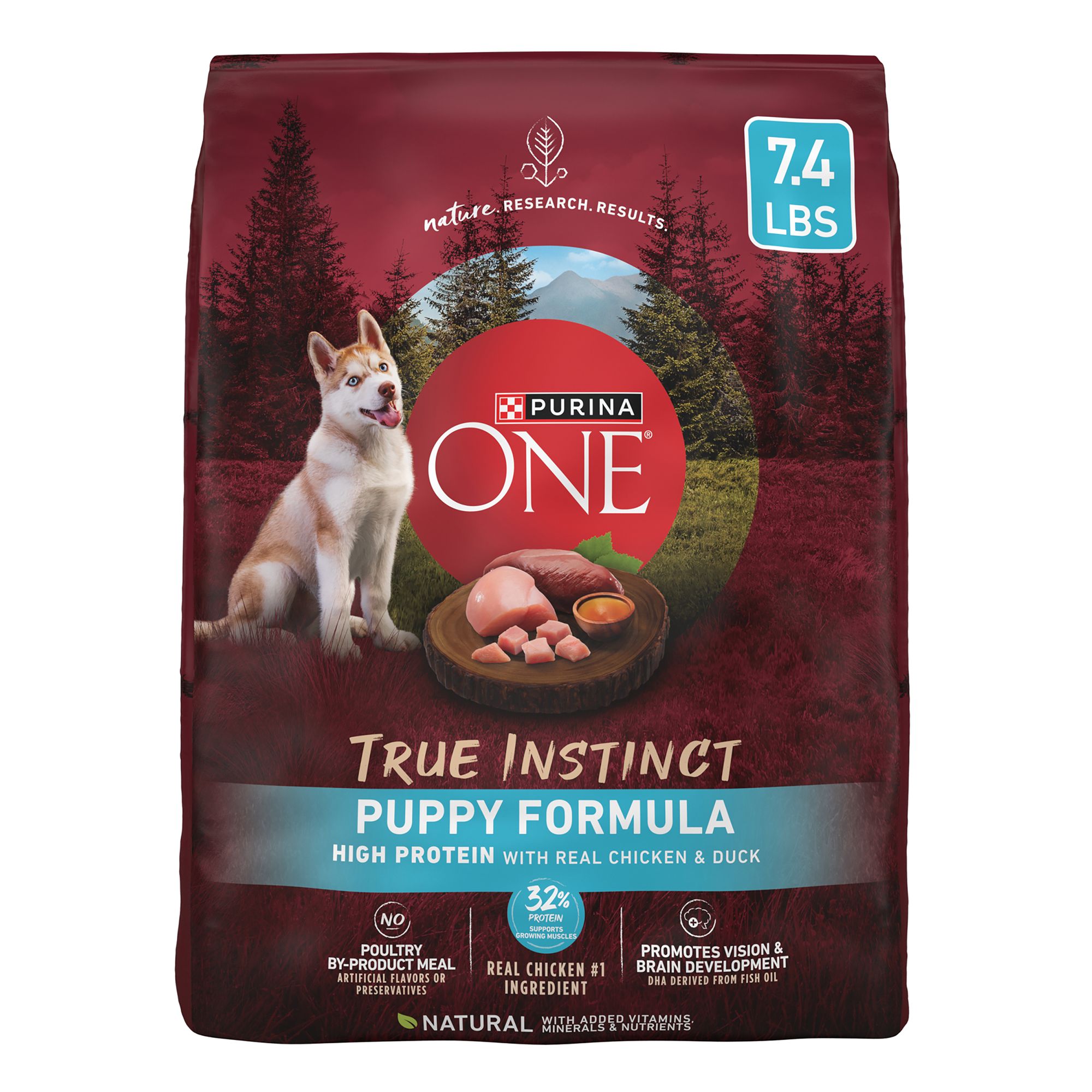 Purina ONE True Instinct Puppy Food Chicken Duck, Size: 7.4 lb | PetSmart