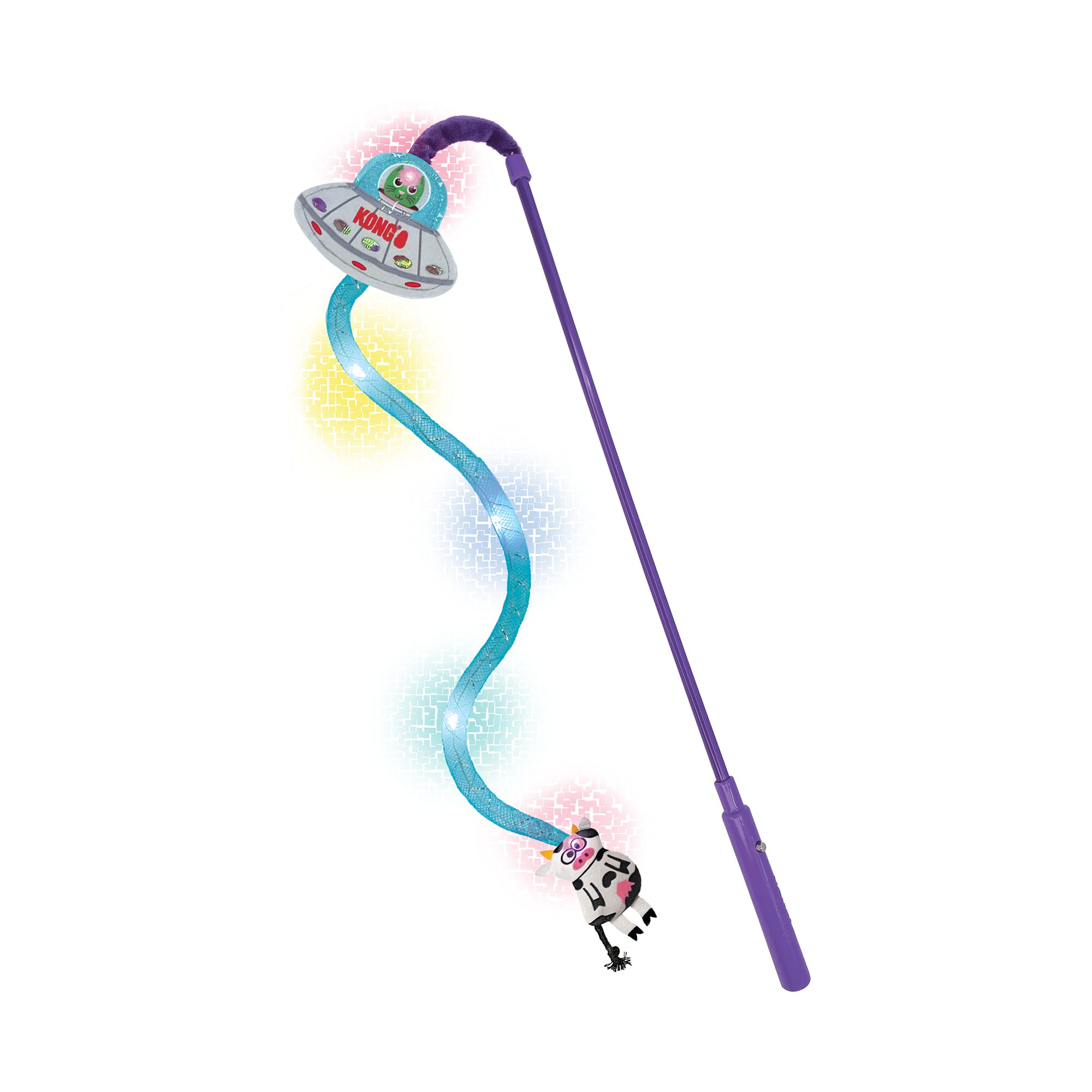 KONG Teaser UFO Light Up Cat Toy | PetSmart