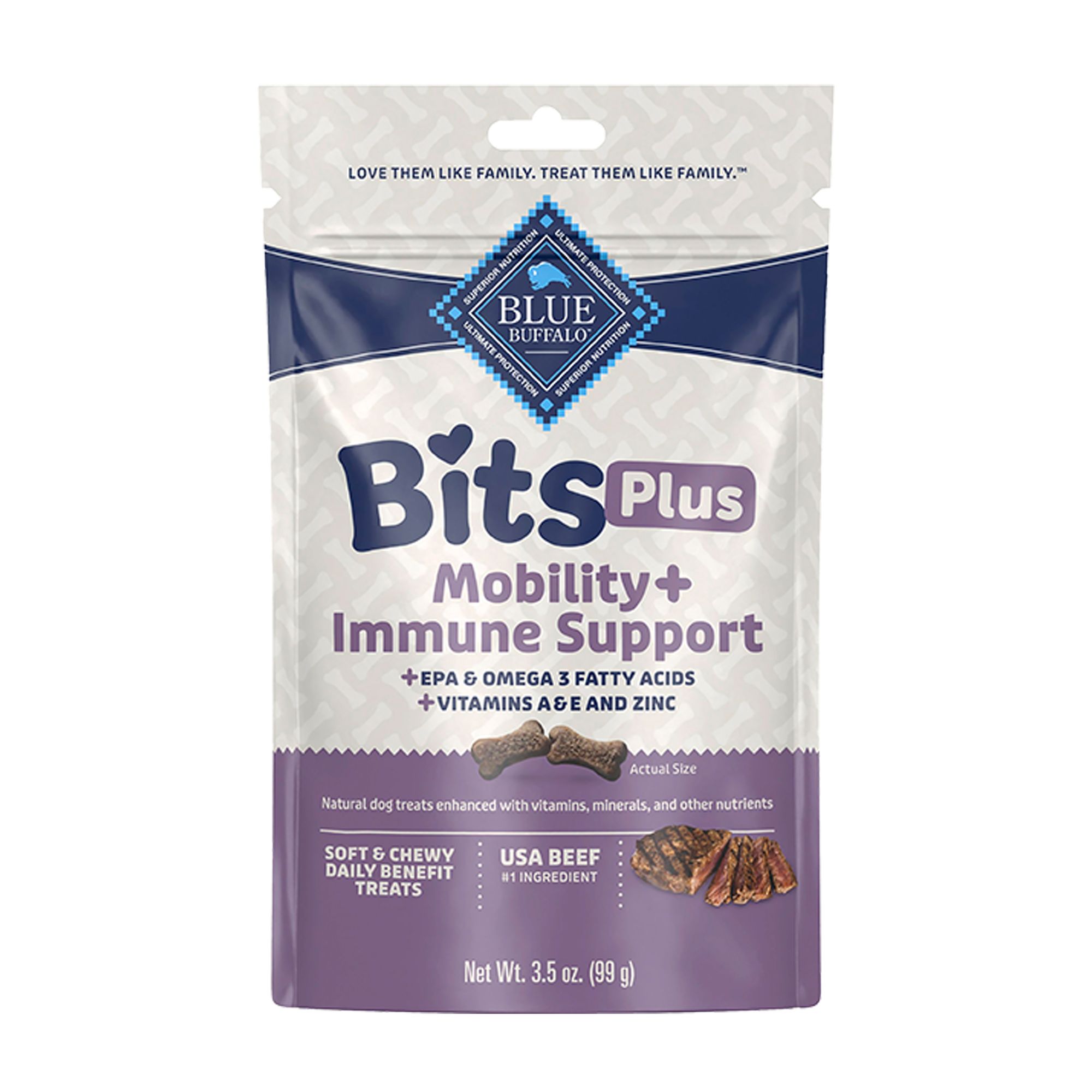 Blue Buffalo Bits Plus Training Treats 3.5 OZ, Flavor: Beef | PetSmart