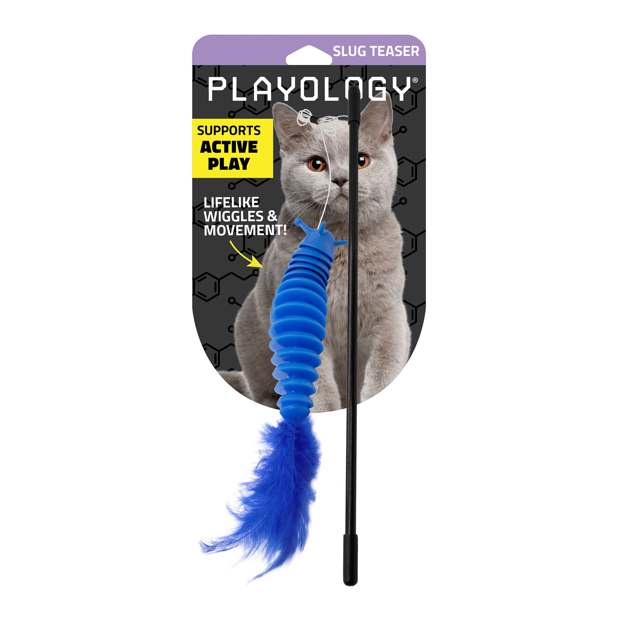Playology Slug Teaser Cat Toy | PetSmart