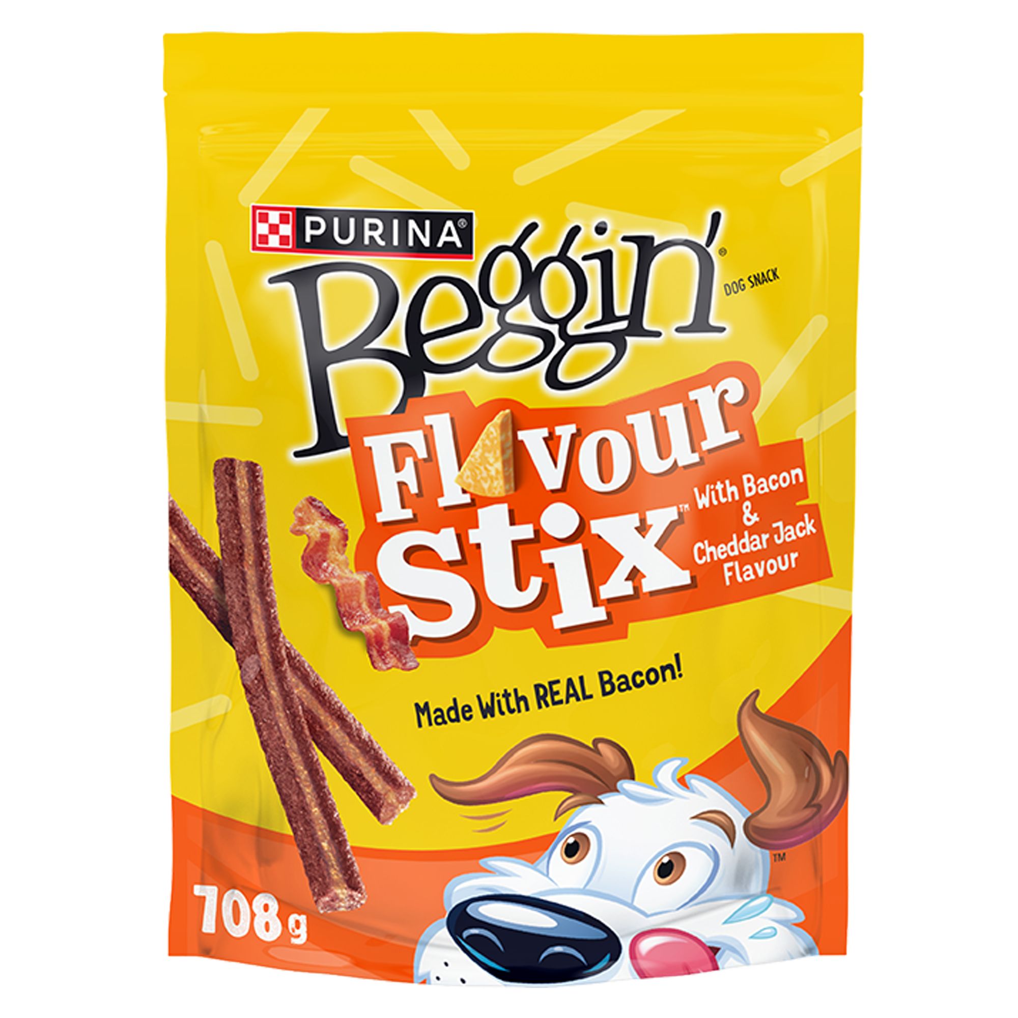 Beggin' Flavour Stix Bacon & Cheddar Jack, Dog Treats, 708 g (708 g)