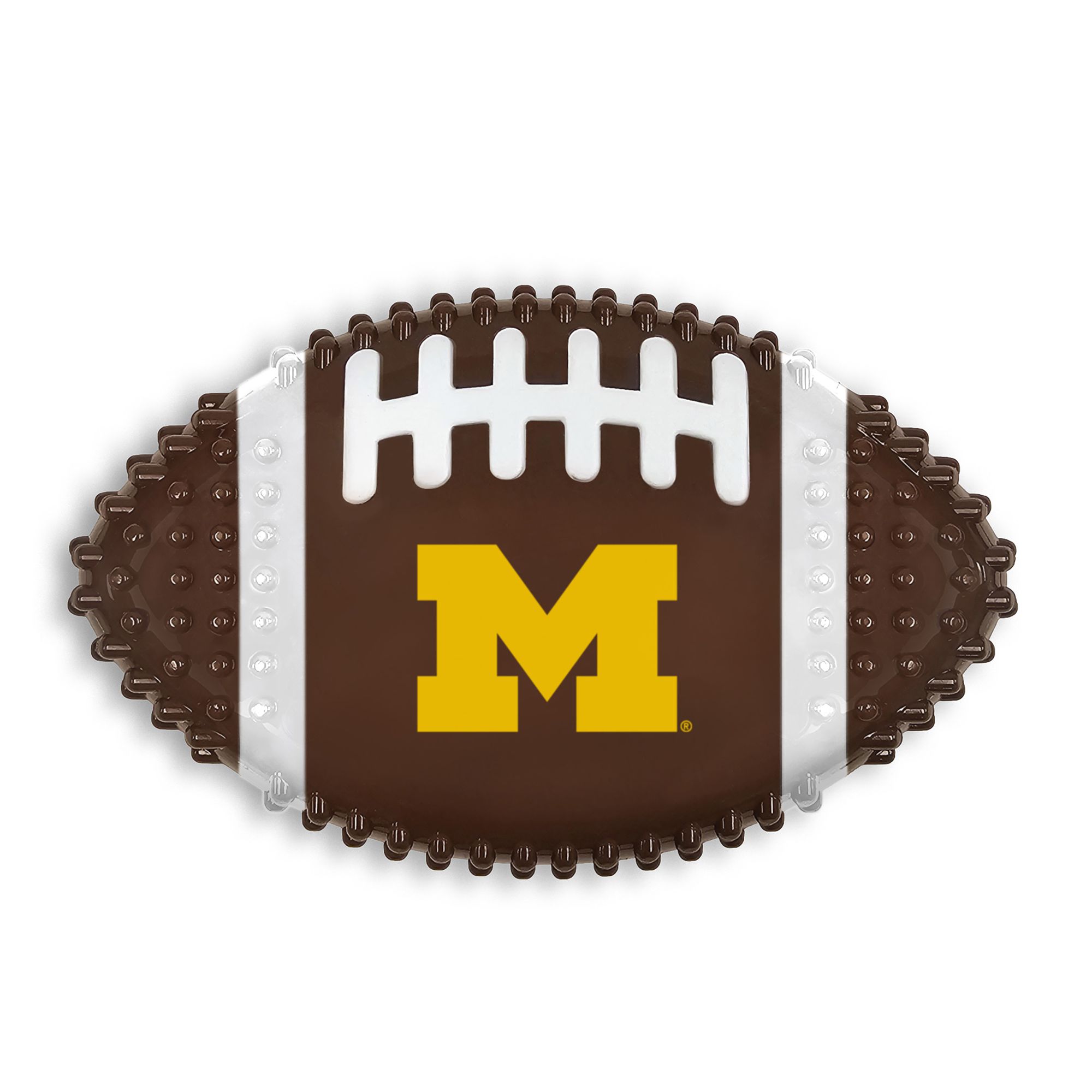 Pets First Michigan Hard Nylon Football Dog Chew Toy | PetSmart