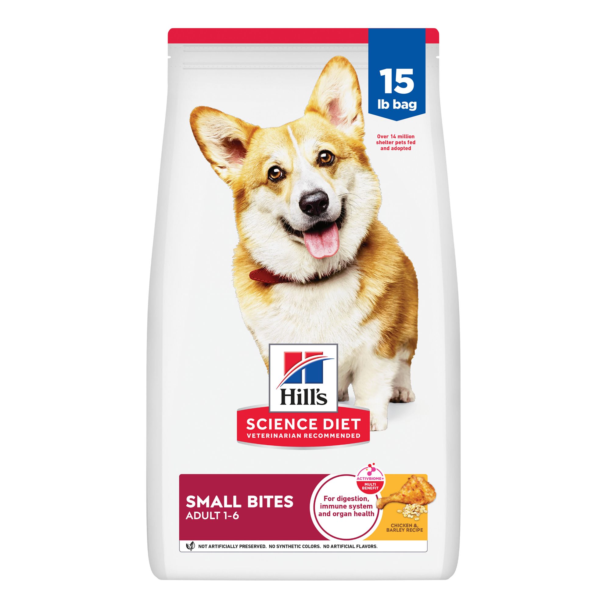 Hill's® Science Diet® Small Bites Adult Dry Dog Food - Chicken & Barley (15 Lb)