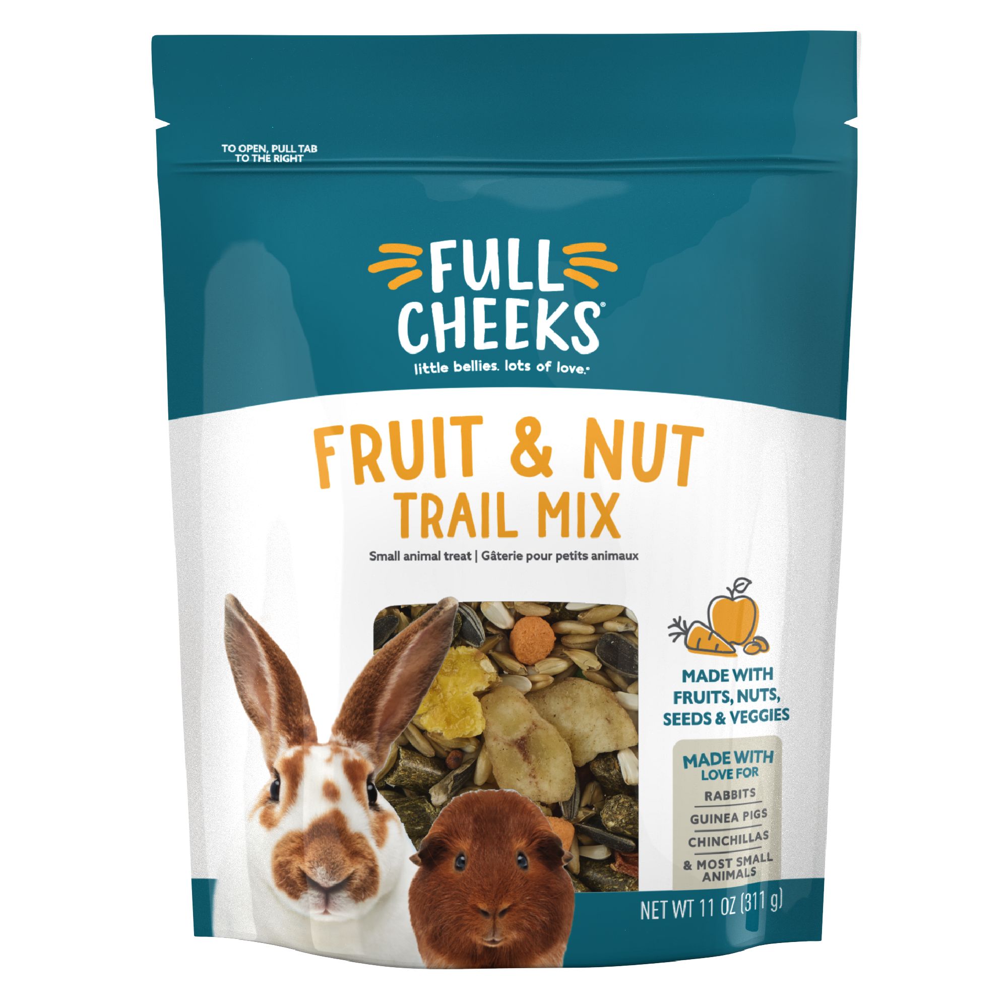 Full Cheeks&trade; Fruit & Nut Trail Mix Small Pet Treat (11 Oz)