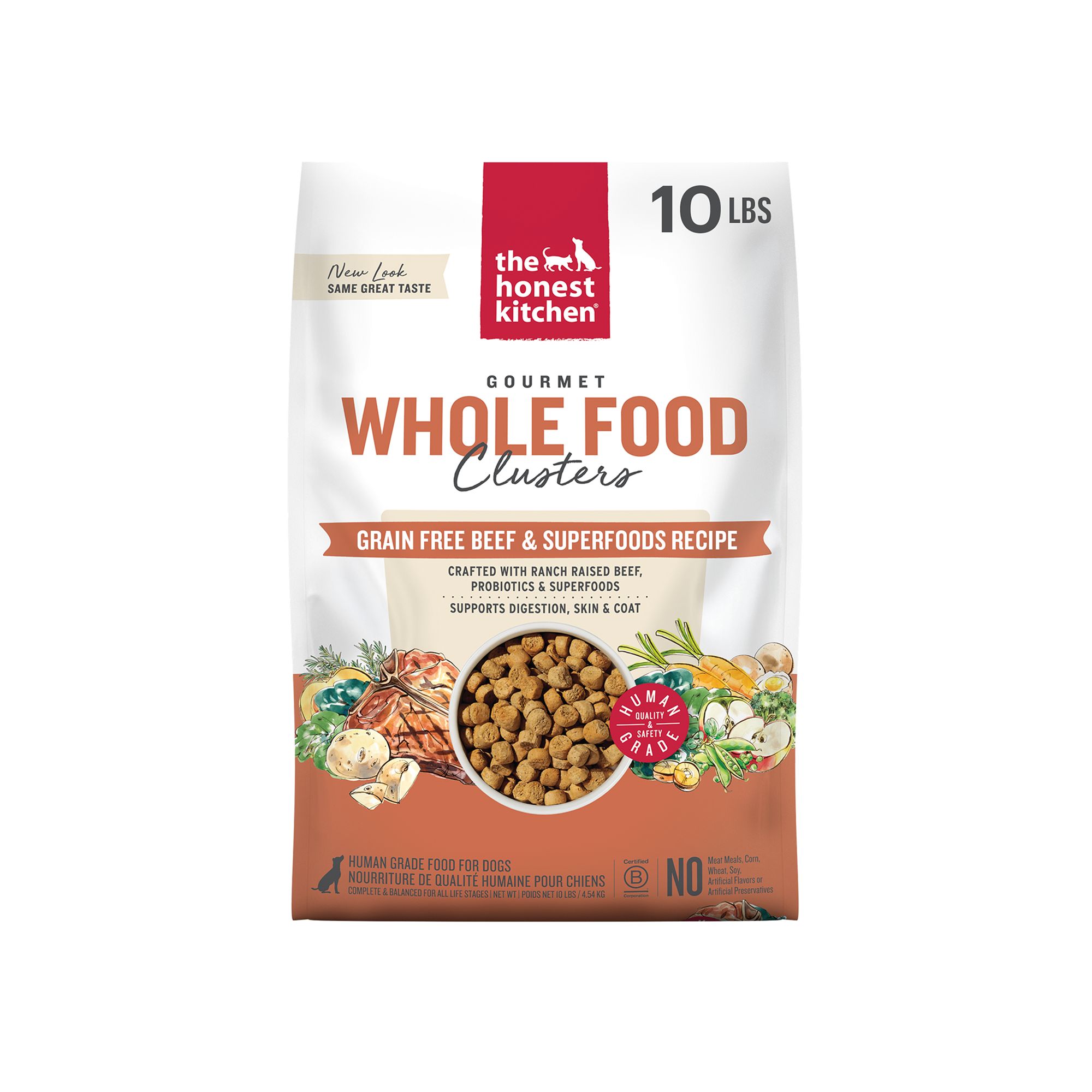 The Honest Kitchen Grain Free Clusters Adult Dog Dry Food - Beef, Size: 10 lb | PetSmart Salmon