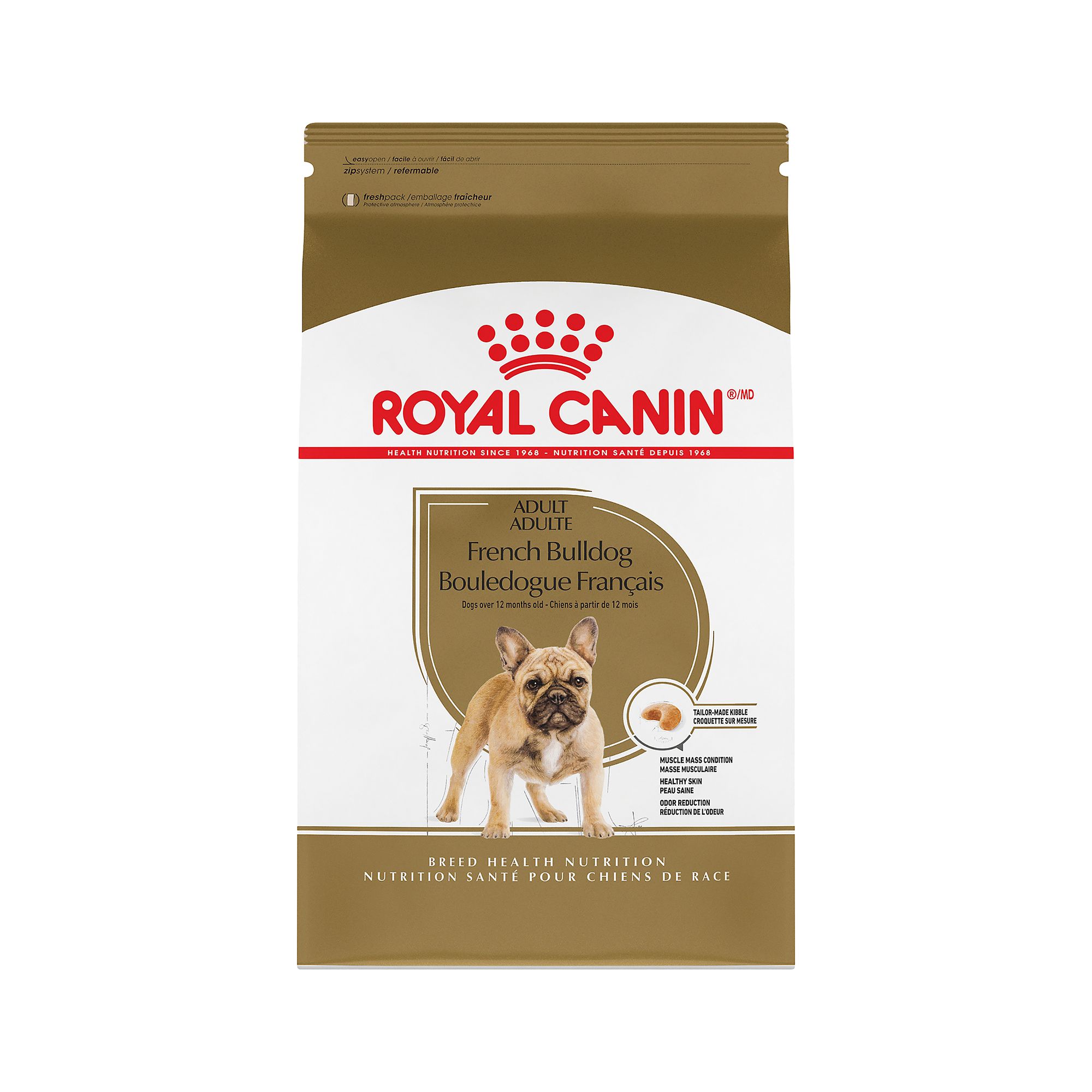 Royal Canin Breed Health Nutrition French Bulldog Adult Dog Dry Food, Size: 30 lb | PetSmart Green