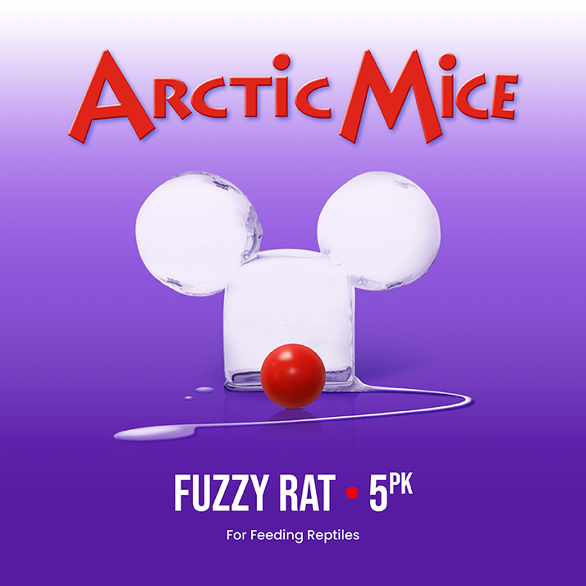 Arctic Mice Frozen Fuzzy Rat (5 Count)