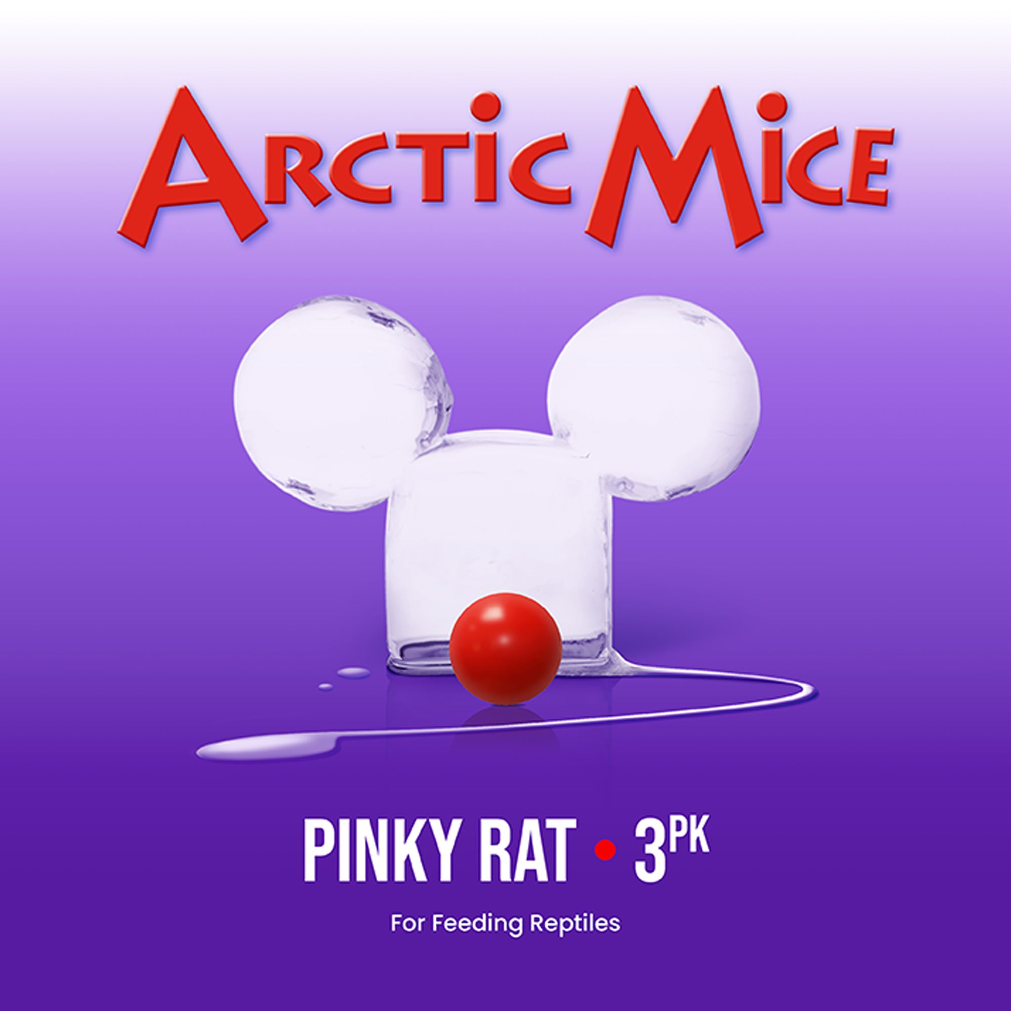Arctic Mice Frozen Pinky Rat (3 Count)