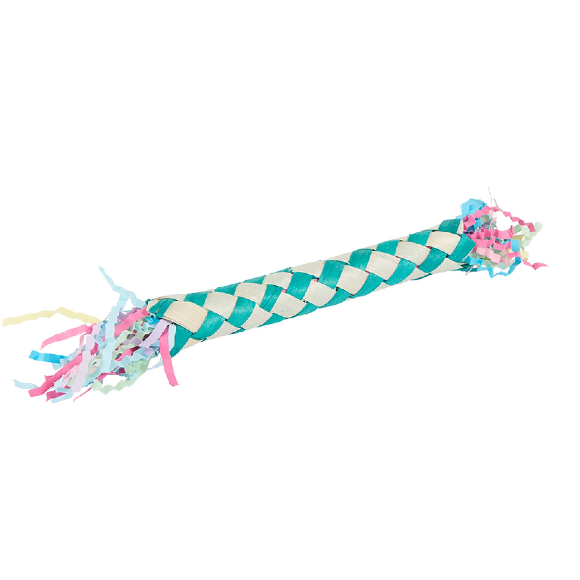 All Living Things® Finger Raffia Bird Toy - Shredding Foot Toy for Pet Birds