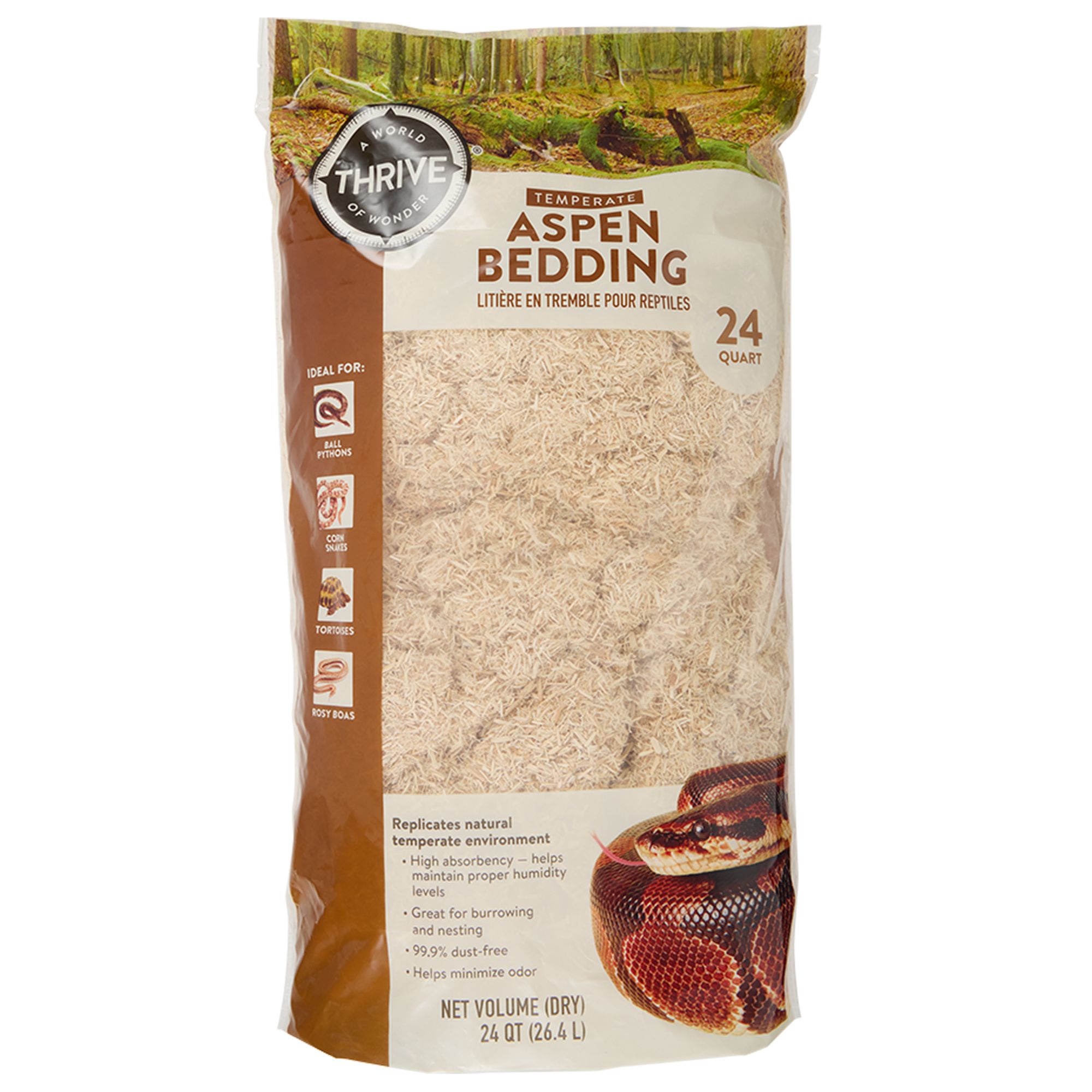 Thrive Aspen Reptile Bedding - 8-24 qt (24 QT)