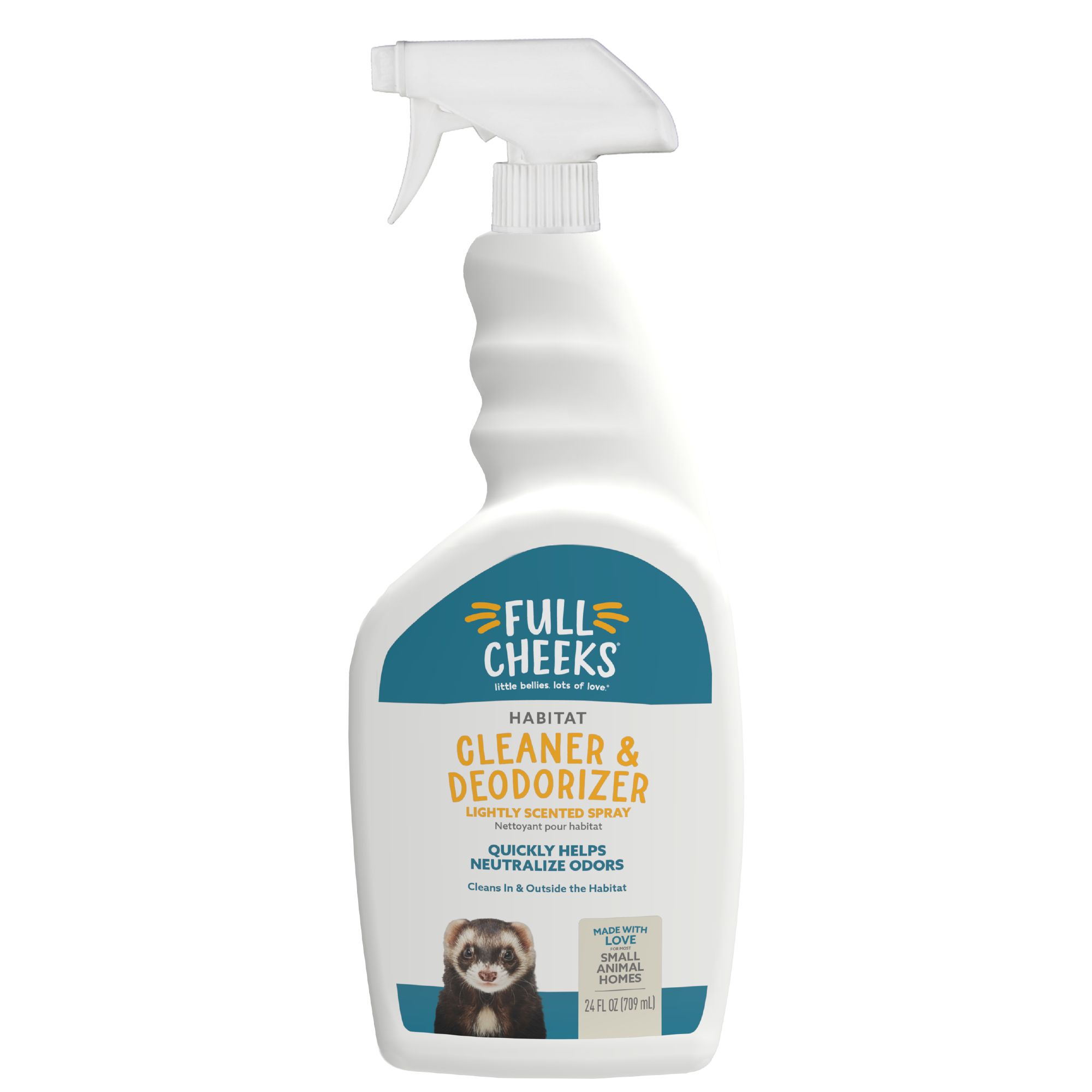 Full Cheeks&trade; Habitat Cleaner & Deodorizer Lightly Scented Spray 24 oz (24 Fl Oz)