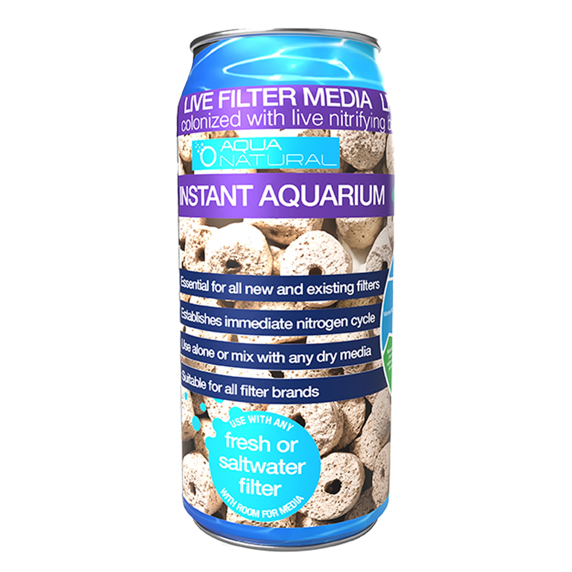 Aqua Natural Live Filter Media Ceramic Rings