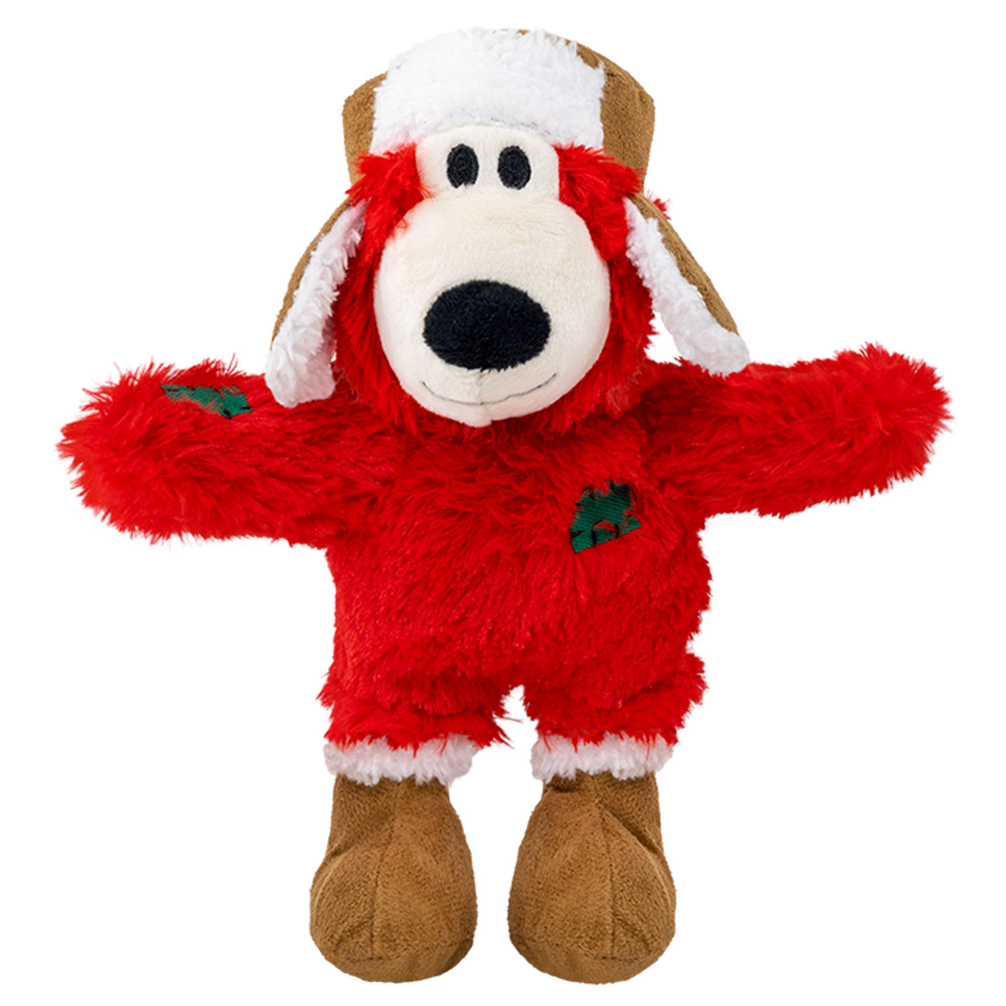 KONG Holiday Wild Knots Bear Dog Toy in Red | PetSmart