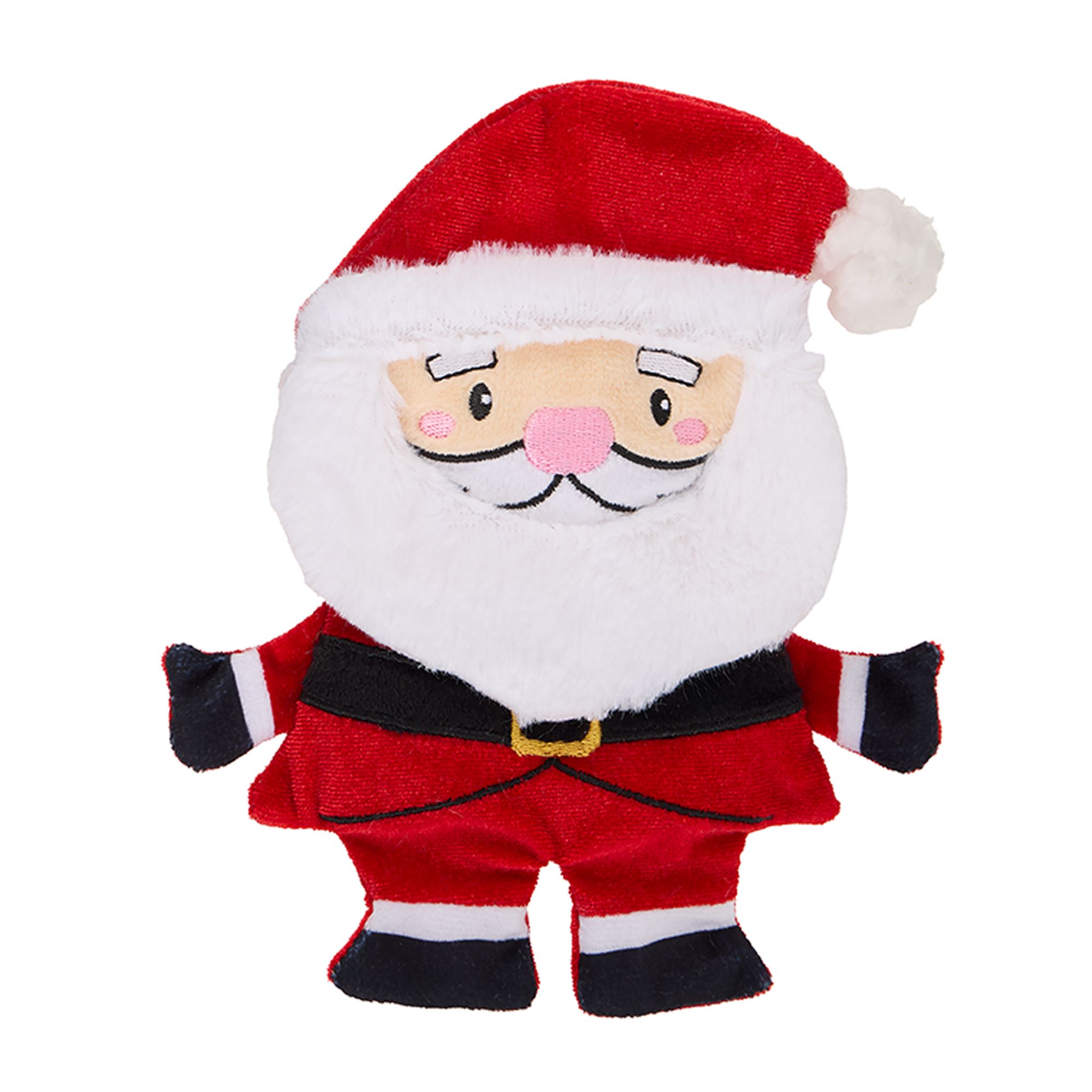 Merry & Bright Santa Crinkle Dog Toy in Red/White | PetSmart