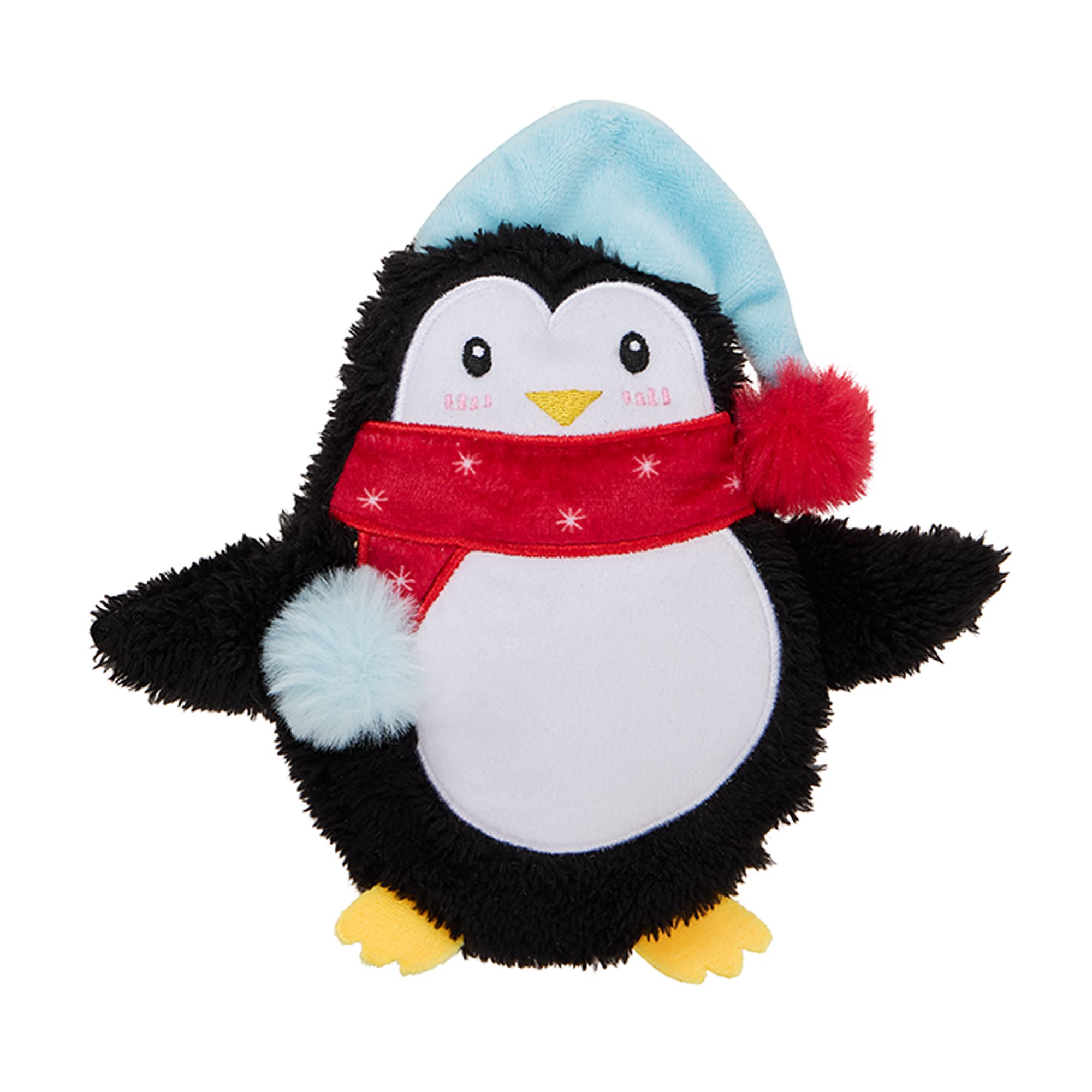 Merry & Bright Holiday Crinkle Dog Toy in Black/White | PetSmart