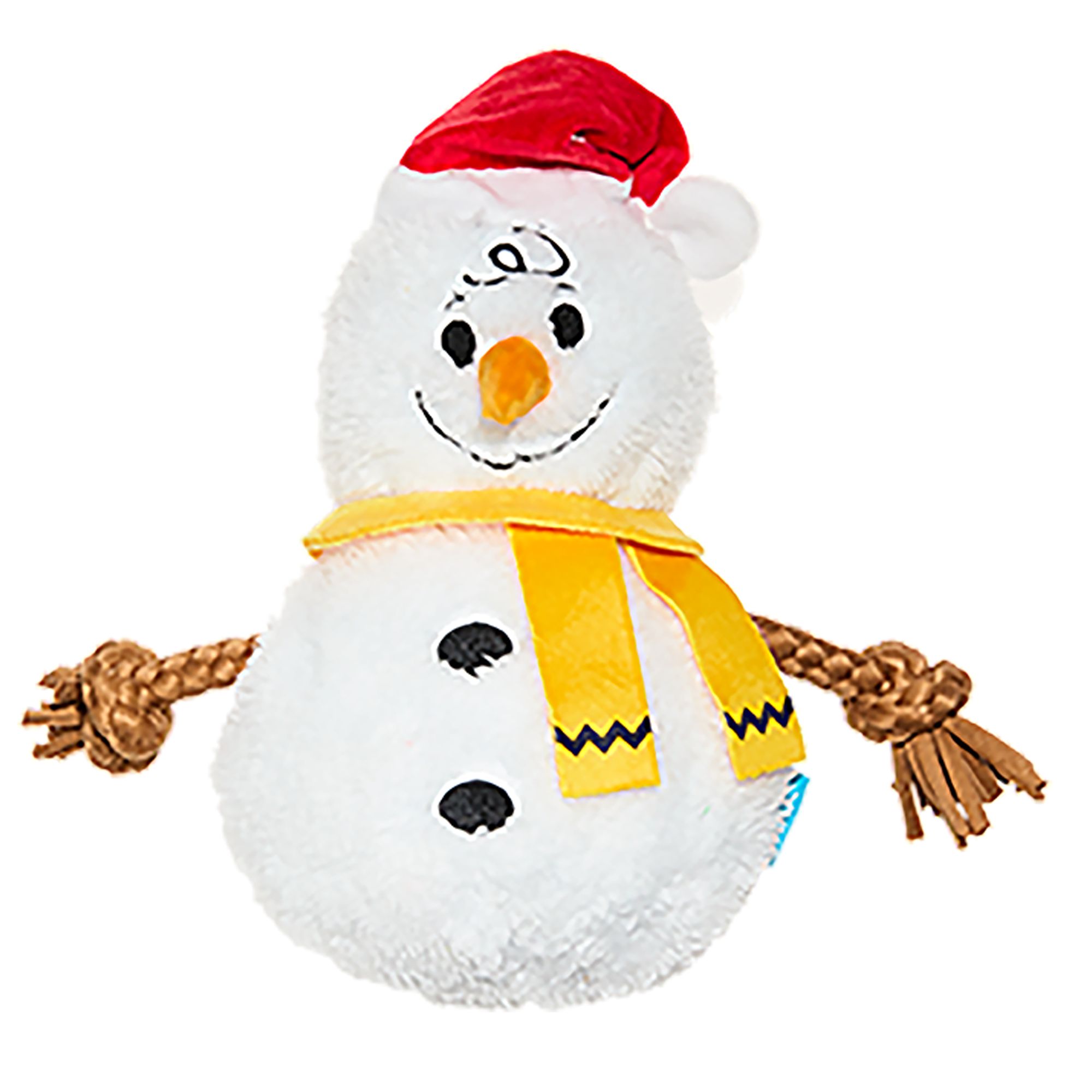 BARK Snowman Charlie Brrrown Dog Toy in White | PetSmart