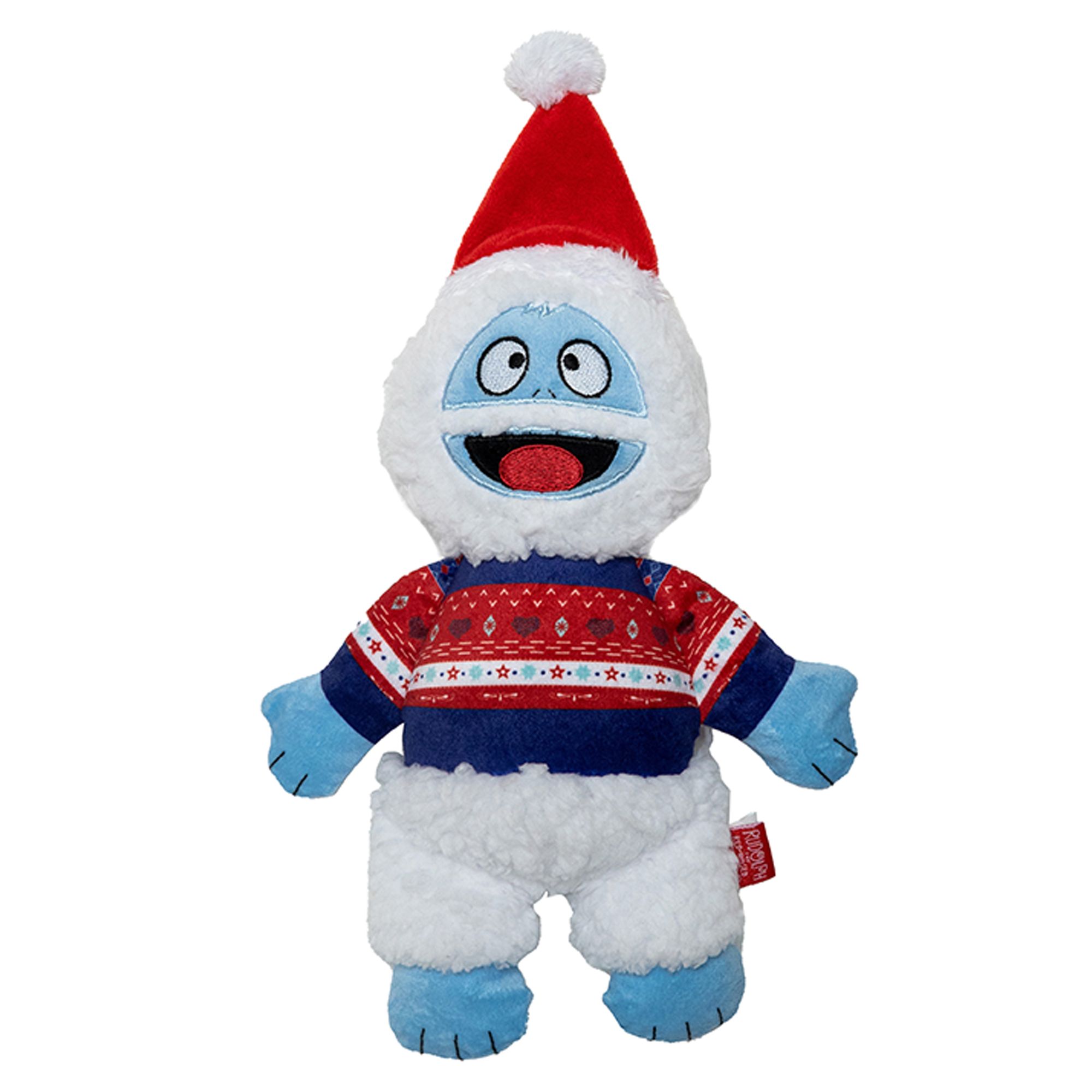Licensed Brand Bumble with Sweater Plush Dog Toy in Blue/White | PetSmart