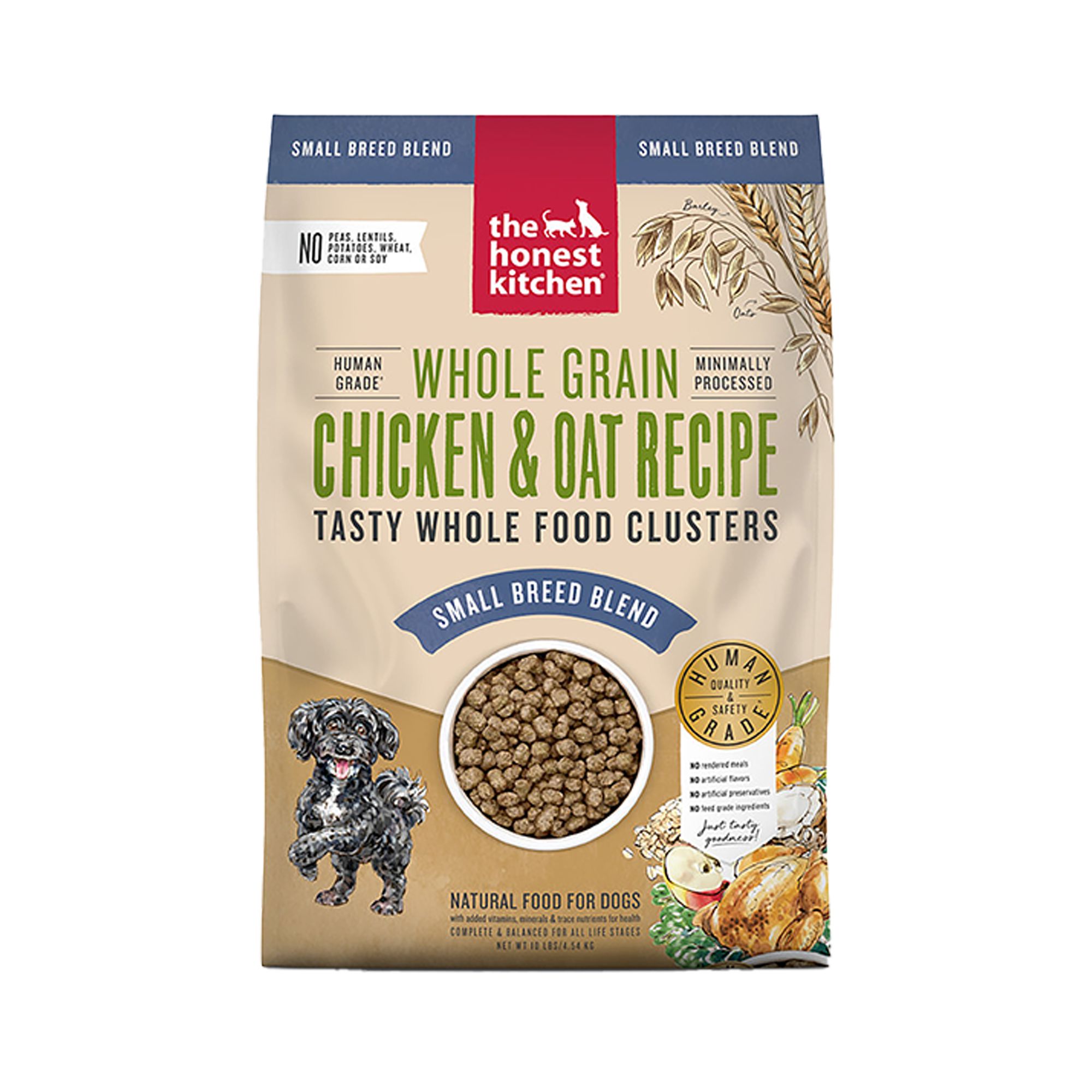 The Honest Kitchen Whole Grain Clusters Small Breed Adult Dog Dry Food - Chicken and Oat, Size: 10 lb | PetSmart Salmon