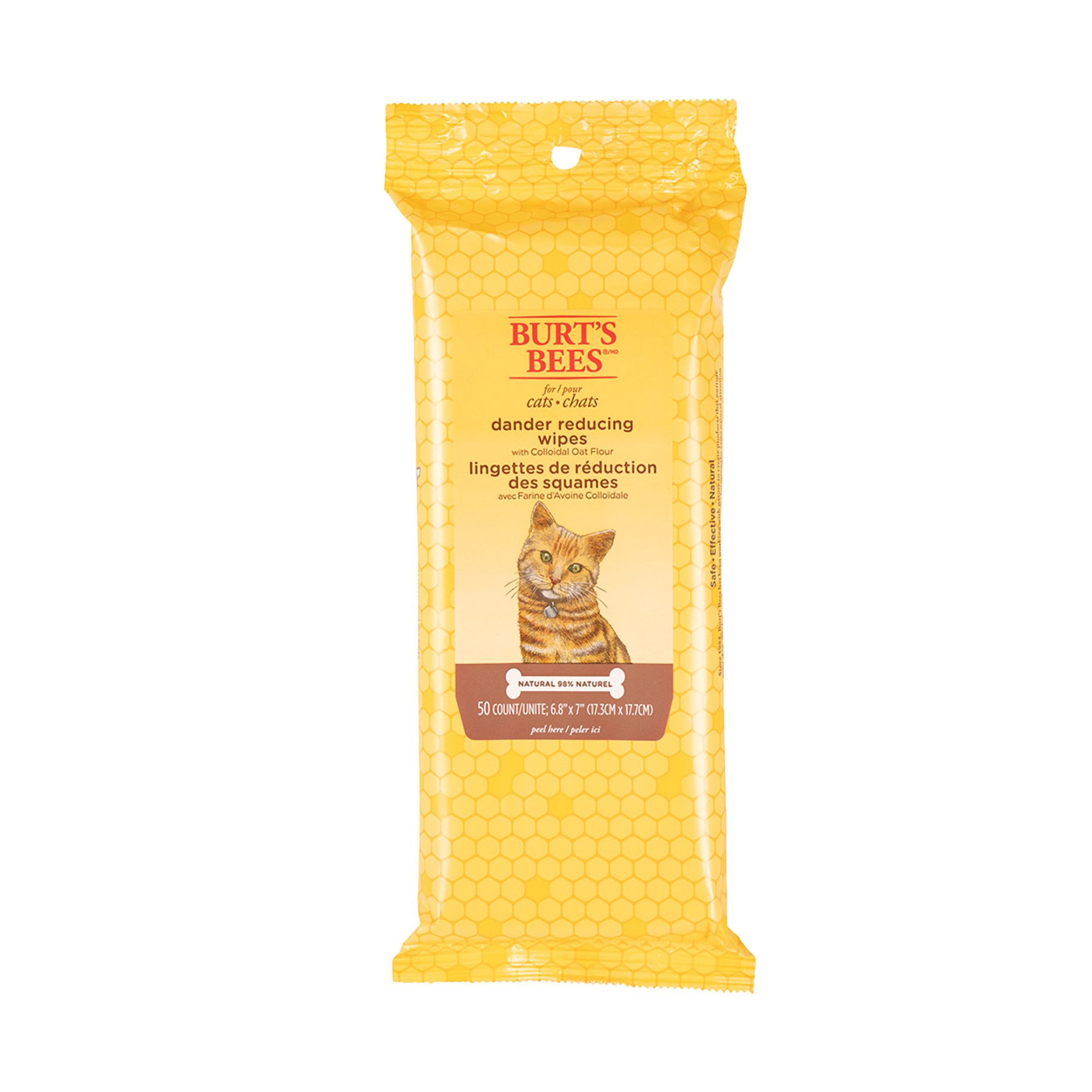 Burt's Bees Cat Grooming Wipes