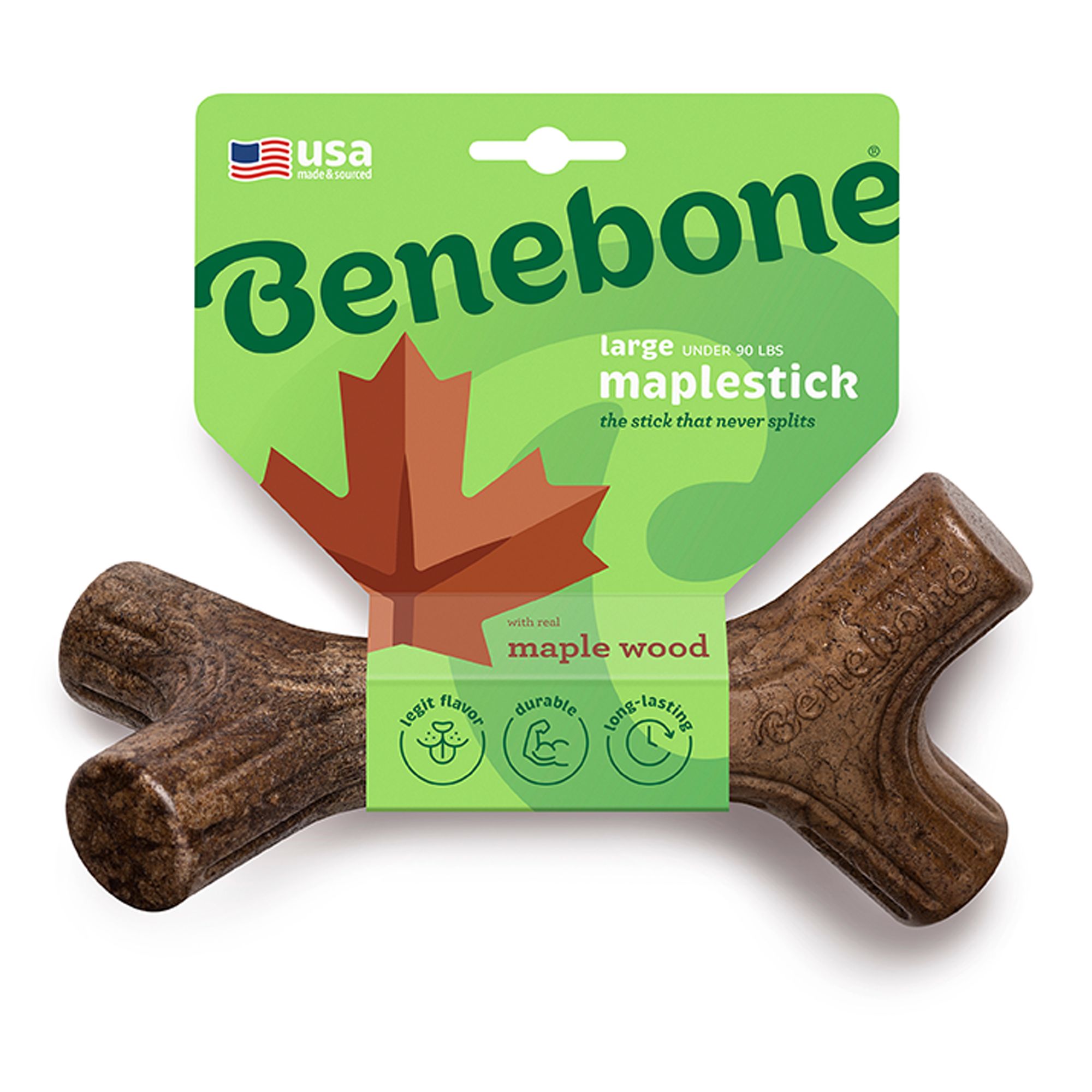 Benebone Maple Stick Dog Chew Toy, Size: Large | PetSmart