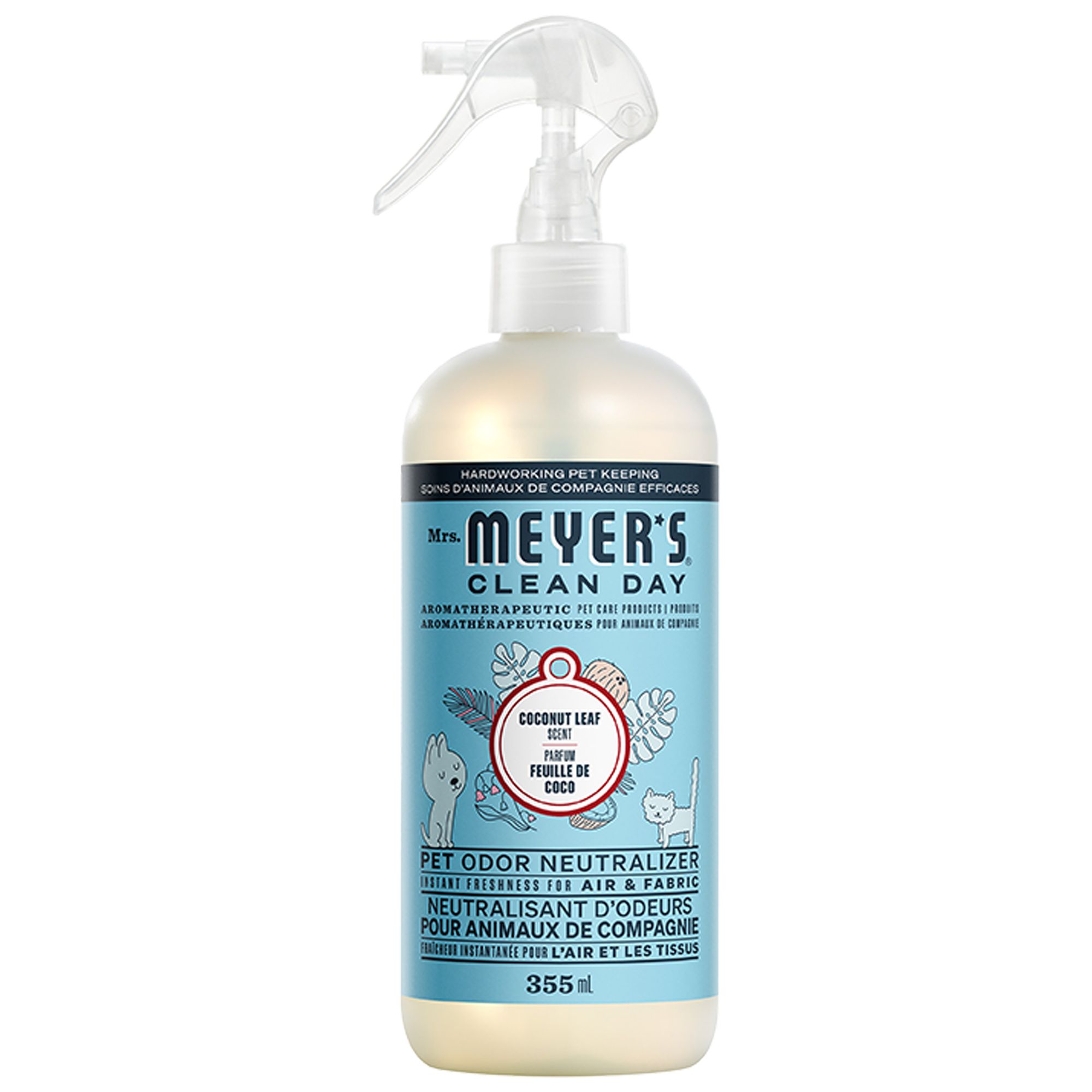 Mrs. Meyer's Clean Day Pet Odor Neutralizer - Coconut Leaf Scent, 355ml (355 mL)