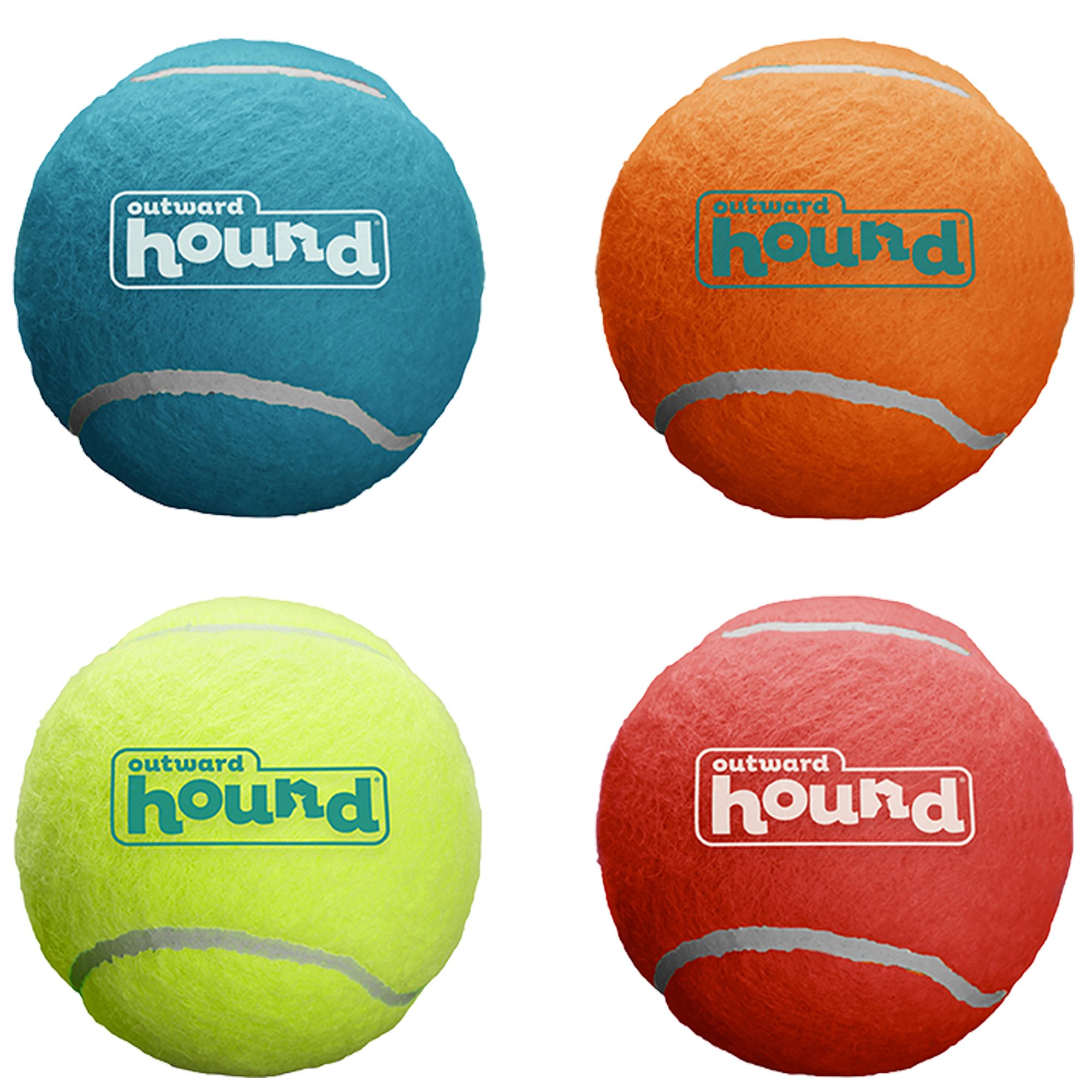 Outward Hound Squeaker Ballz Dog Toy - 4 Pack | PetSmart Size: XS