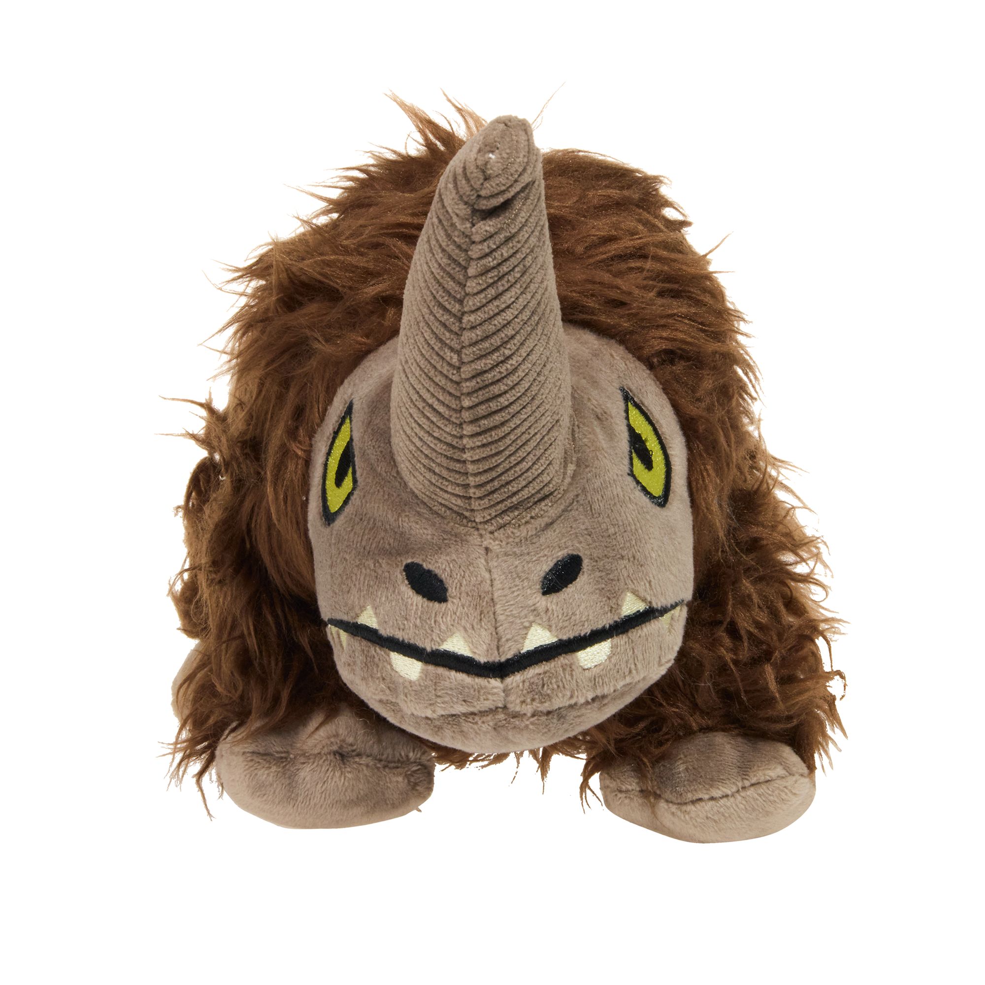 Bark Wooly Bully Mudhorn Squeaky Plush Dog Toy