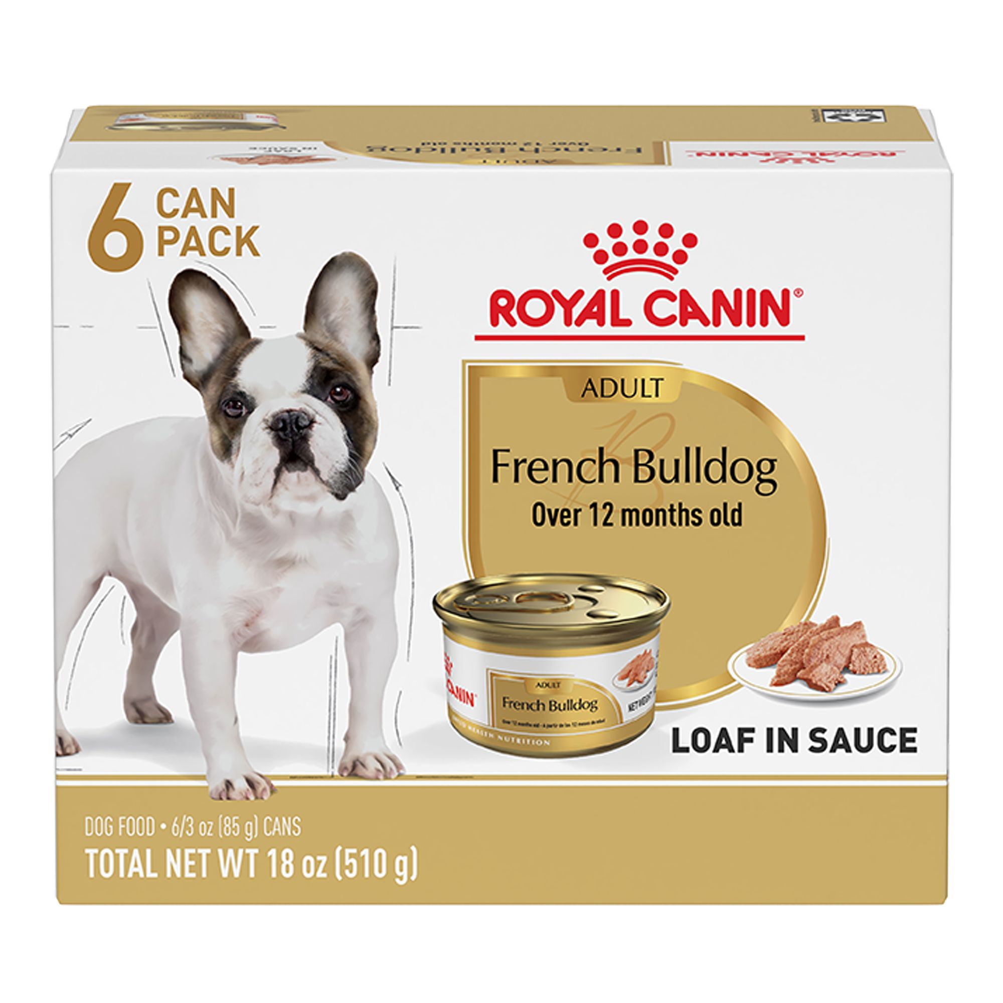 Royal Canin Breed Health Nutrition French Bulldog Adult Wet Dog Food - Multipack, 6 Count 18 oz | PetSmart