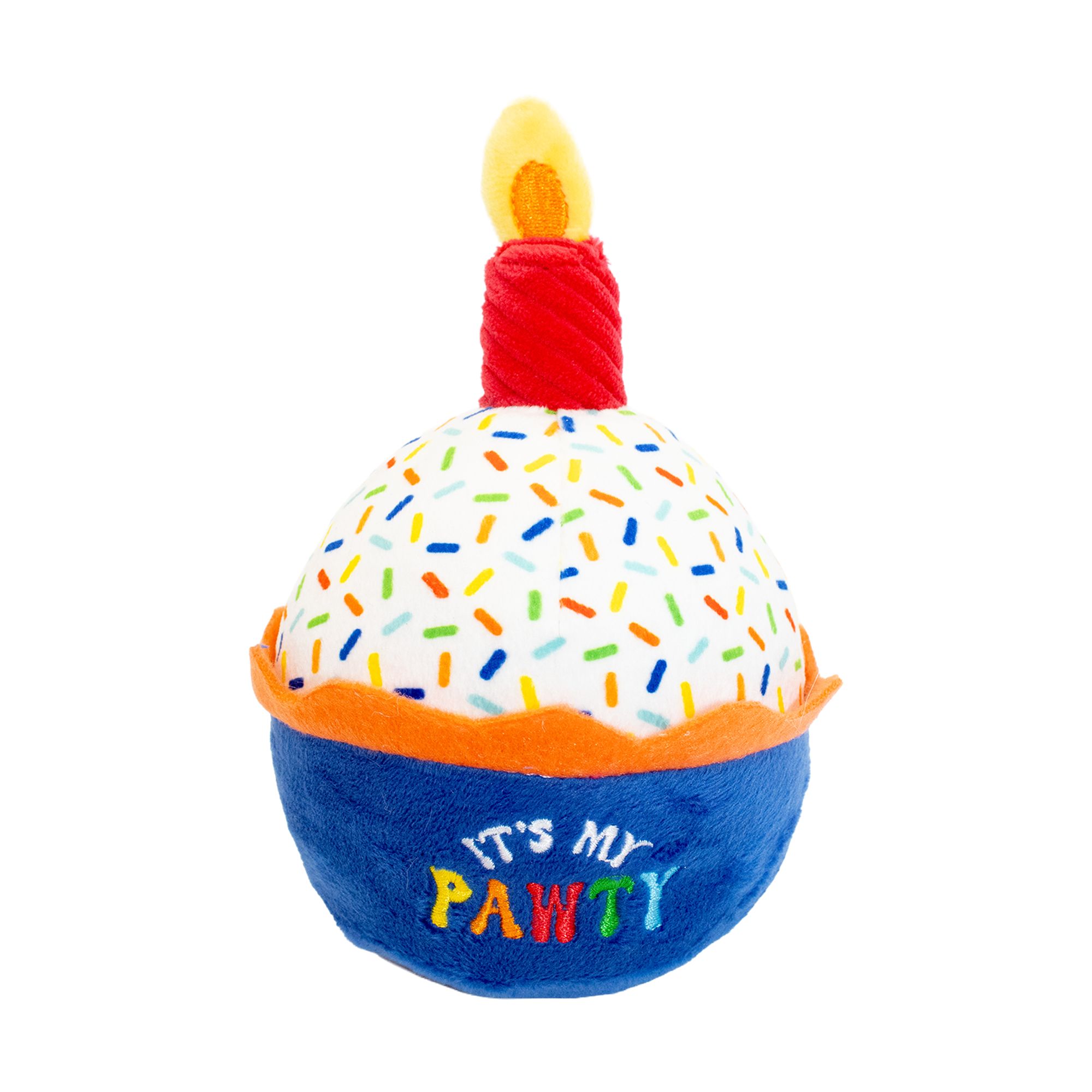 Celebrations Buttons & Bones - Birthday Cupcake Dog Toy