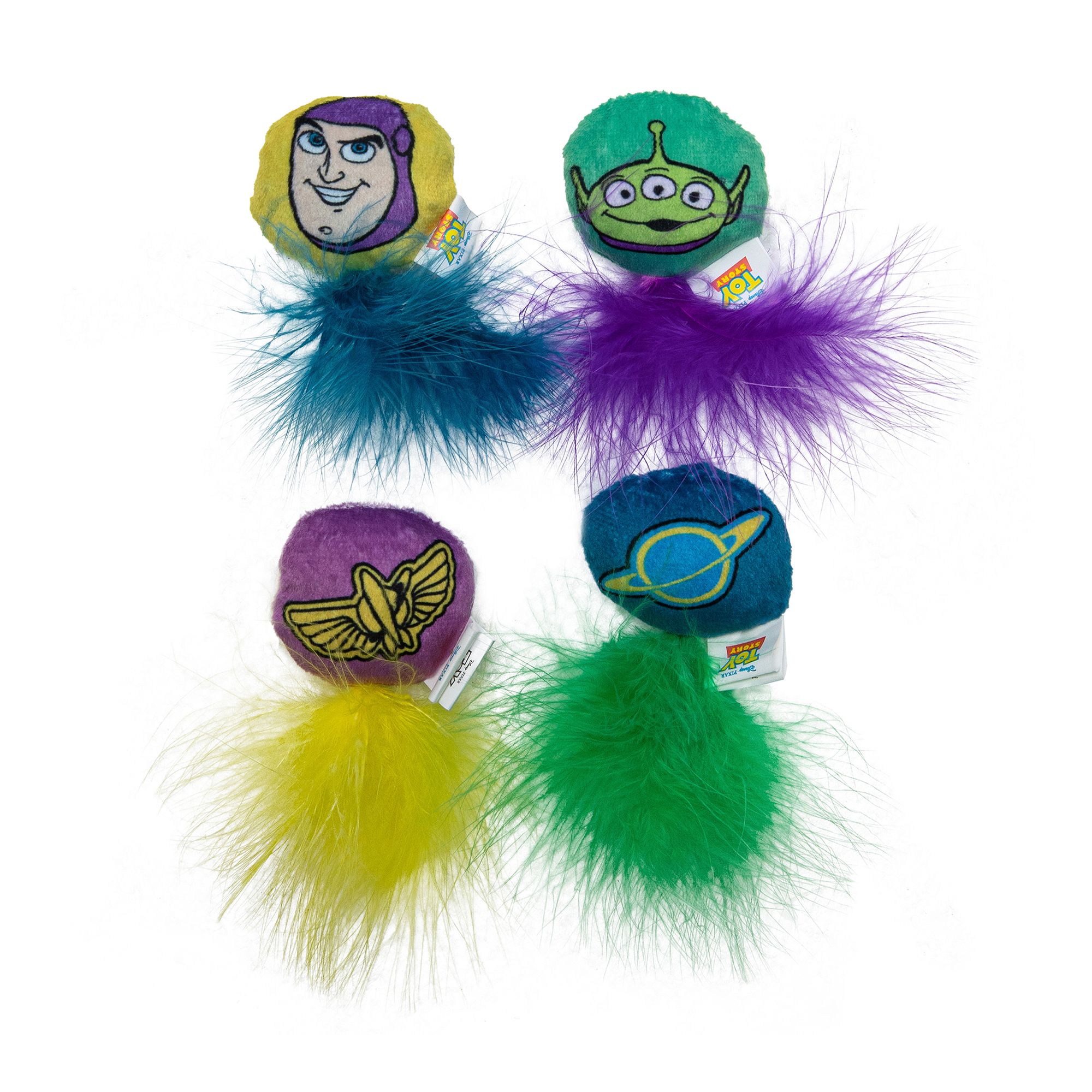 Gmason Toy Story Buzz Alien Cat Toys 4-Pack | PetSmart