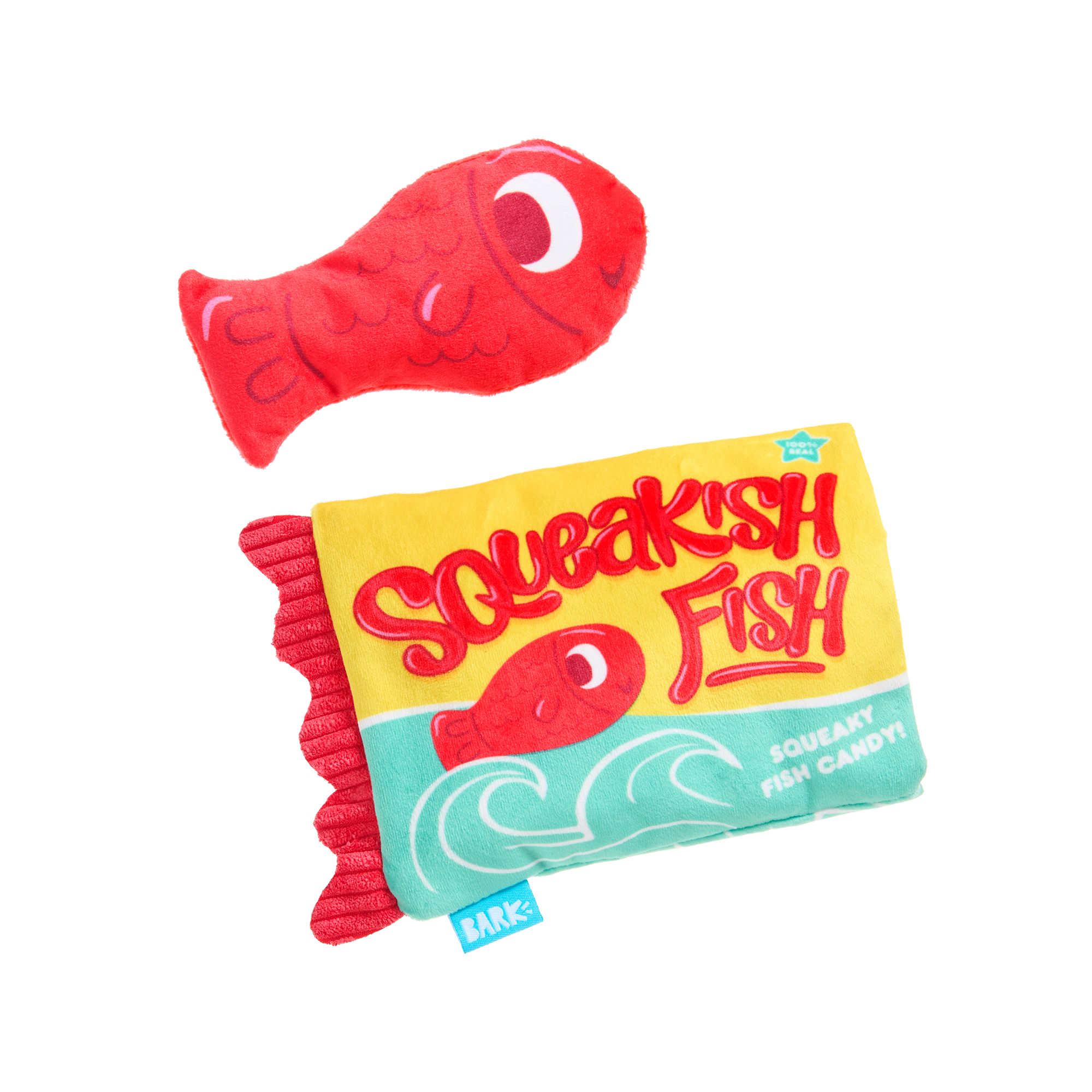 BARK Squeakish Fish Dog Toy