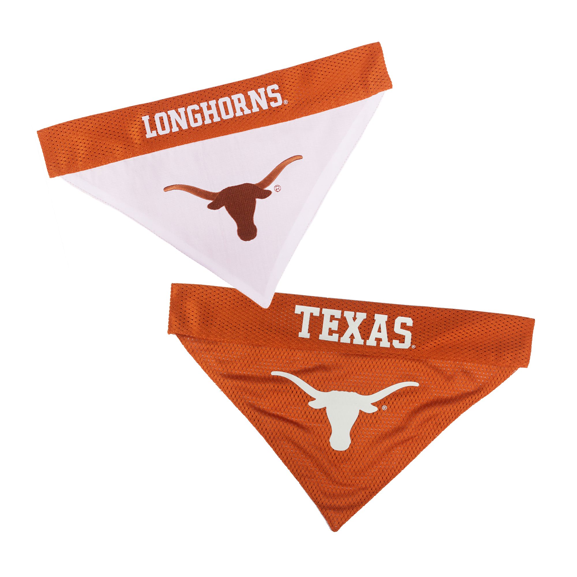 Pets First Texas Longhorns Ncaa Reversible Pet Bandana, Size: 2Xl | PetSmart