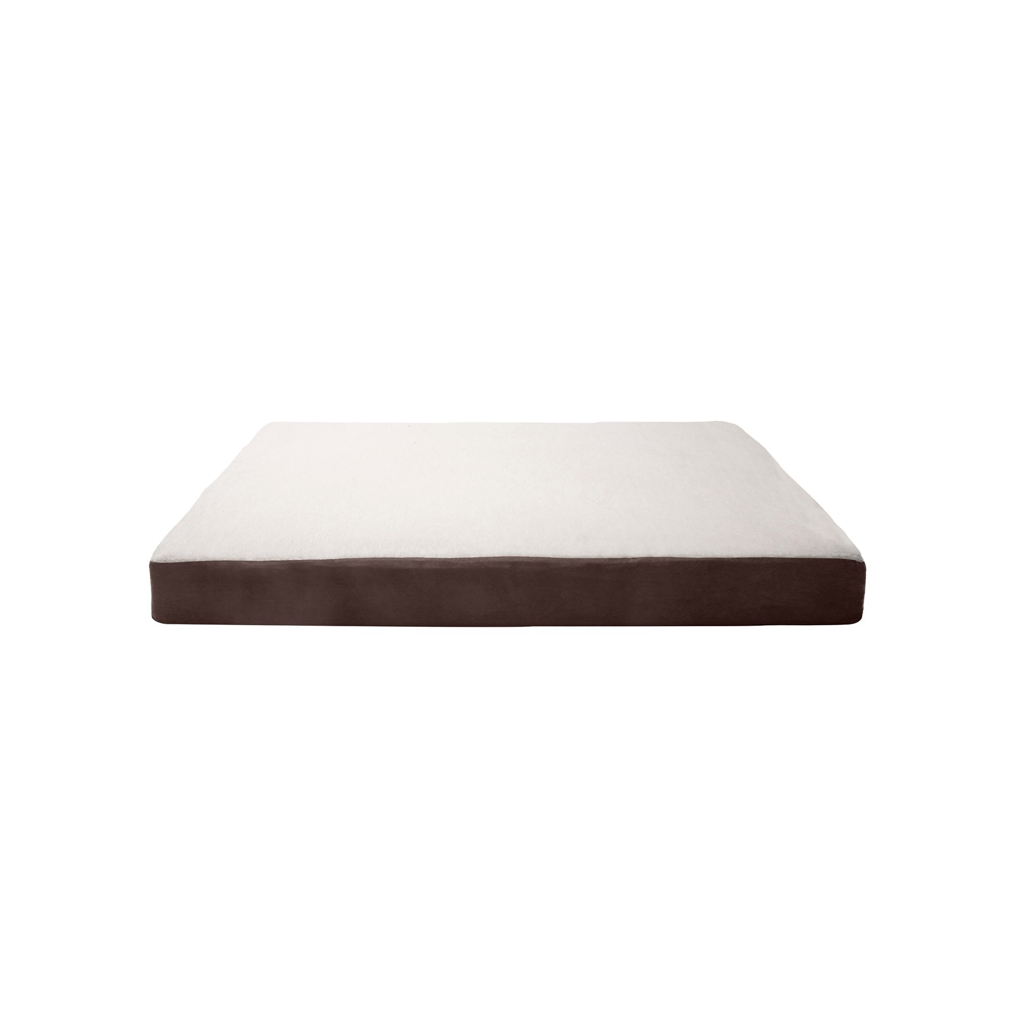 Furhaven Cooling Gel-Top Memory Foam Deluxe Dog Bed Mattress - Espresso, Gray, Size: Jumbo Plus | PetSmart