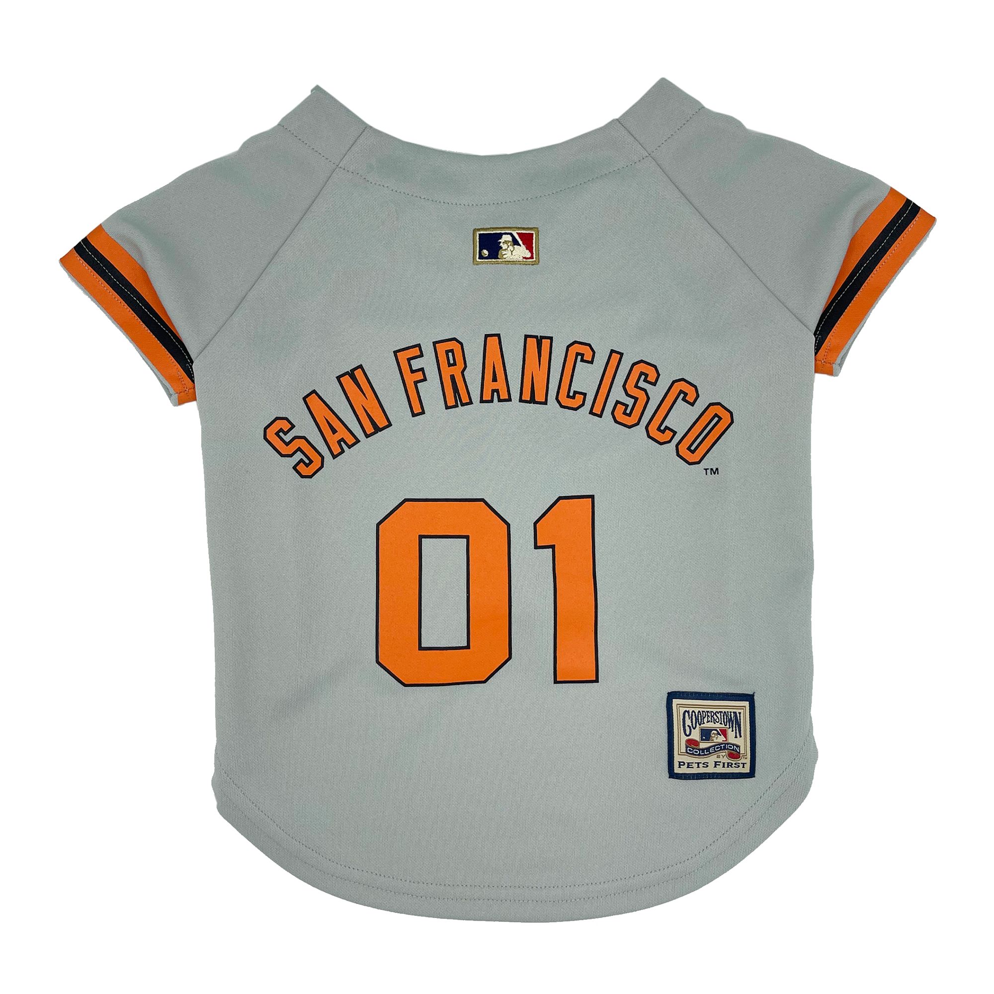 Pets First San Francisco Giants Throwback Jersey, Size: Medium | PetSmart