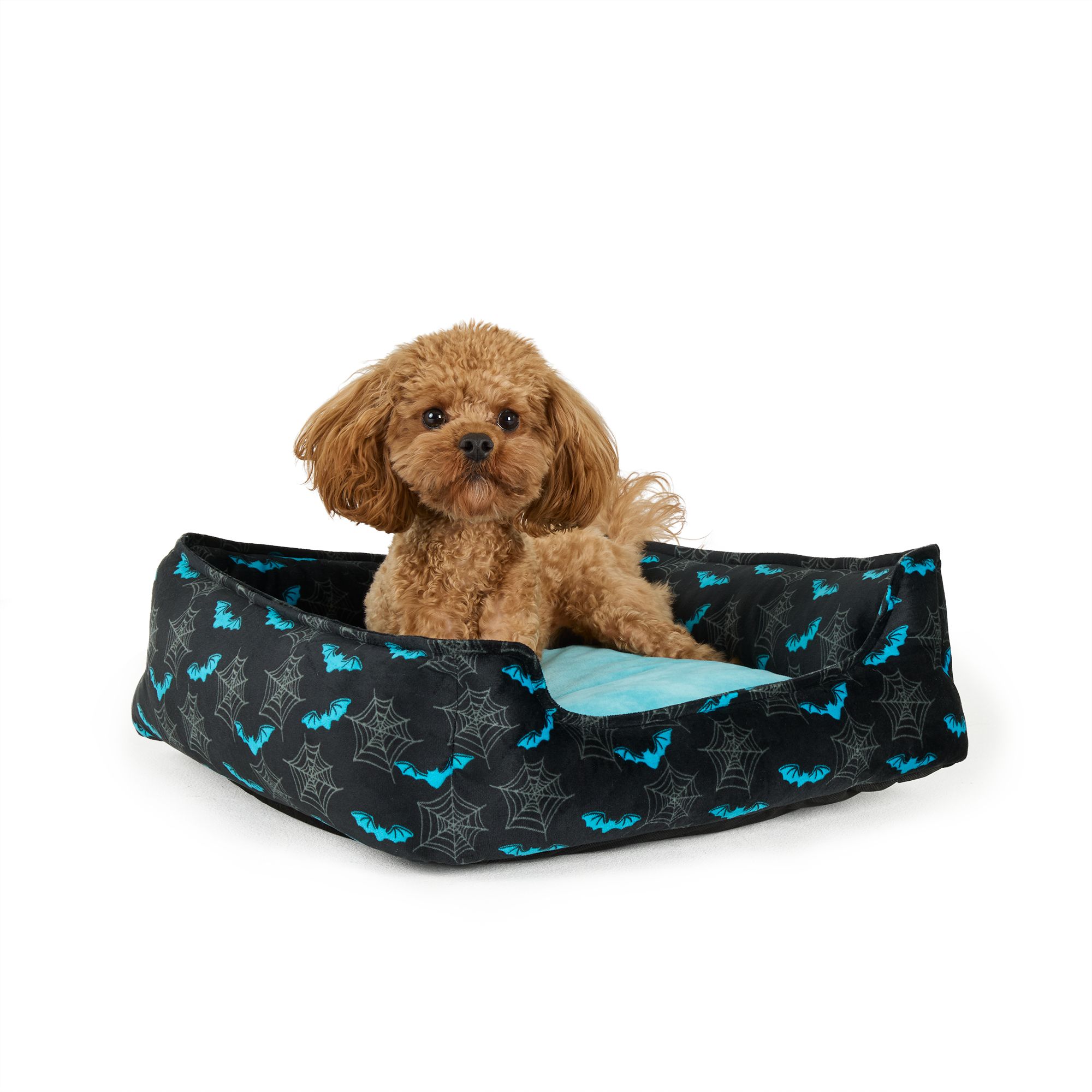 Thrills & Chills® Halloween Bats Cuddler Dog Bed, ONESIZE 18 IN L X 20 IN W