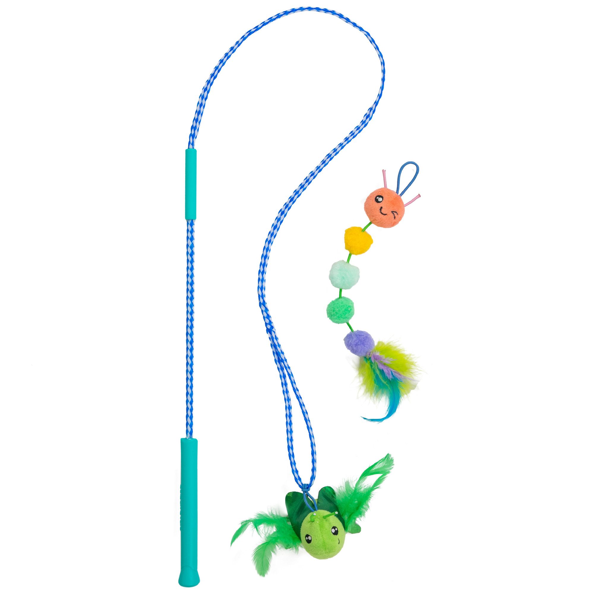 Catstages Tail Teaser Ground Prey Play Wand Cat Toys 2-Pack | PetSmart