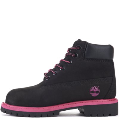 6 inch premium boot for junior in black